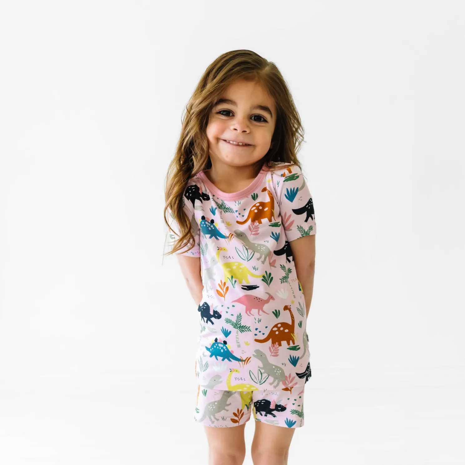 Jurassic Jungle Two-Piece Pajama Set