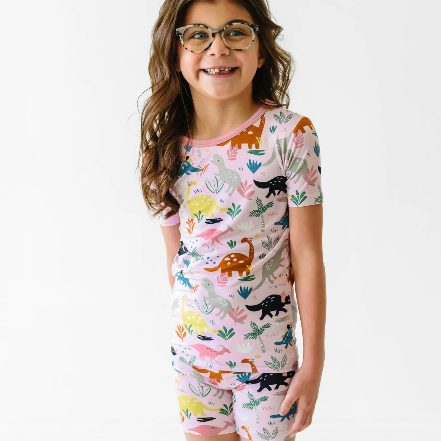 Jurassic Jungle Two-Piece Pajama Set