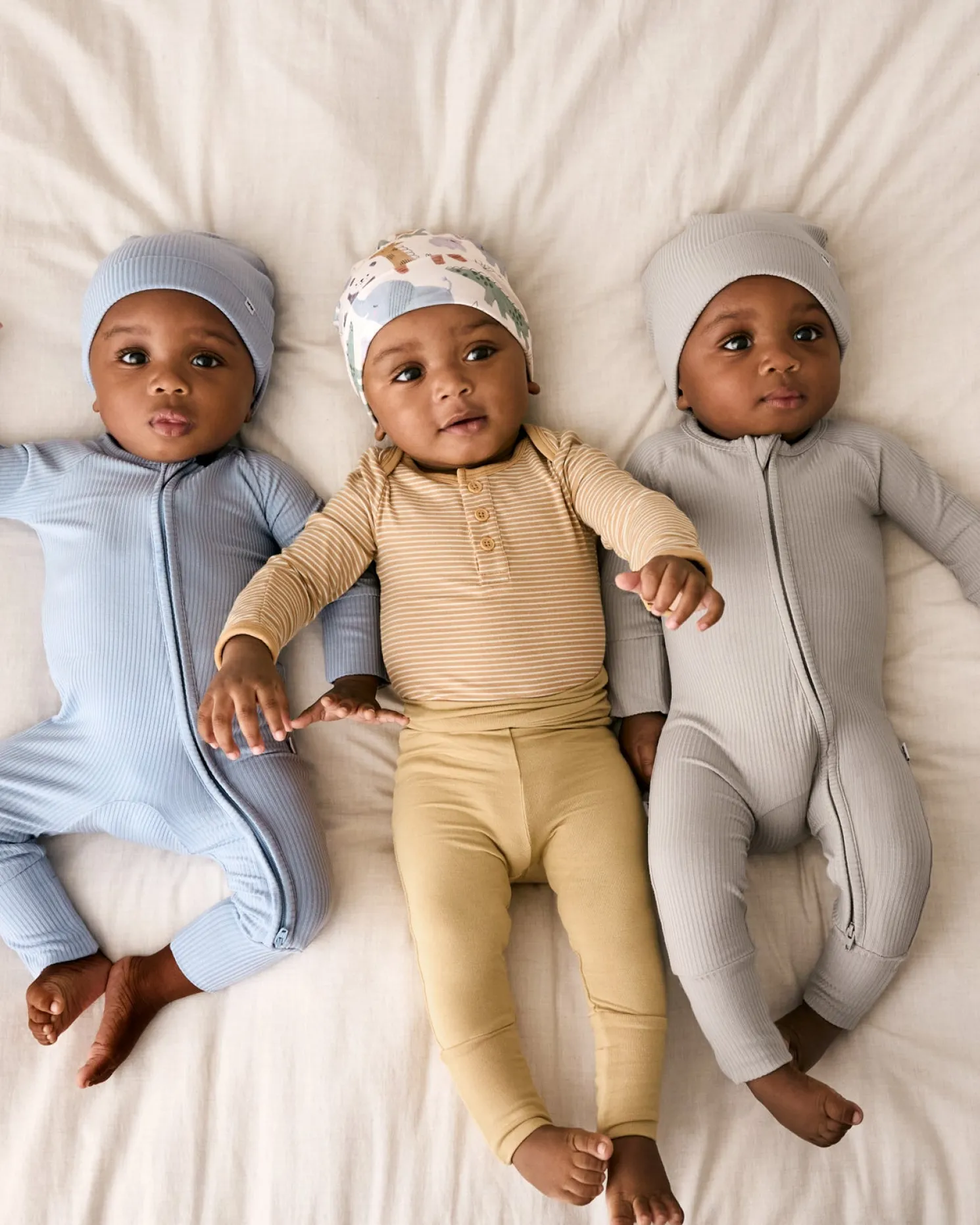 Light Fog Ribbed Zippy