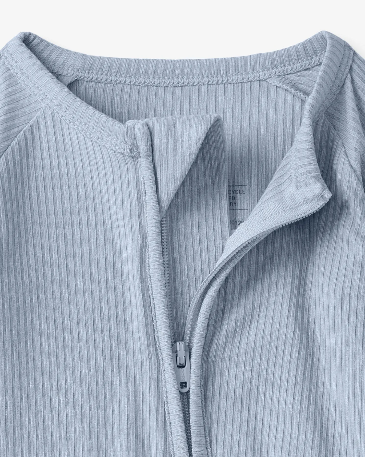 Light Fog Ribbed Zippy