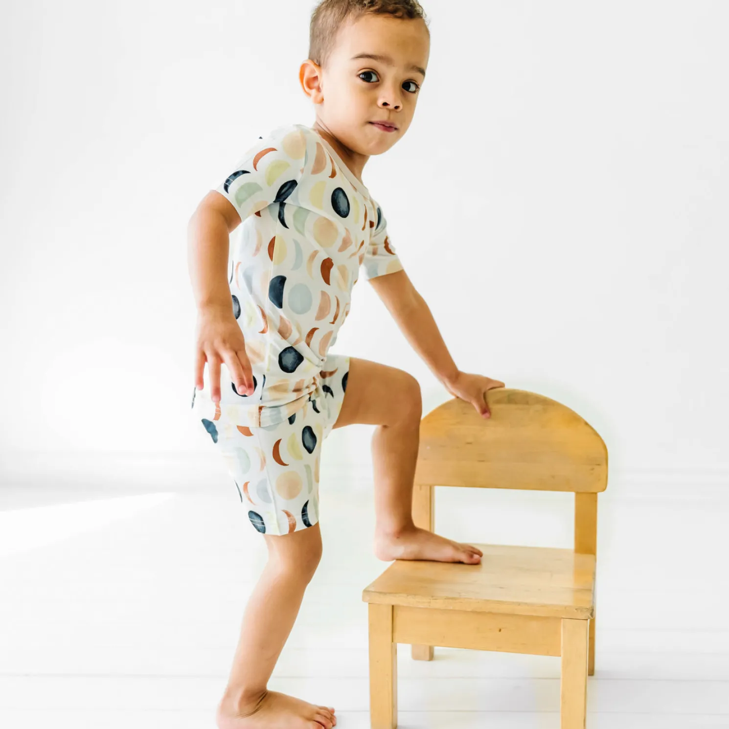 Luna Neutral Two-Piece Pajama Set