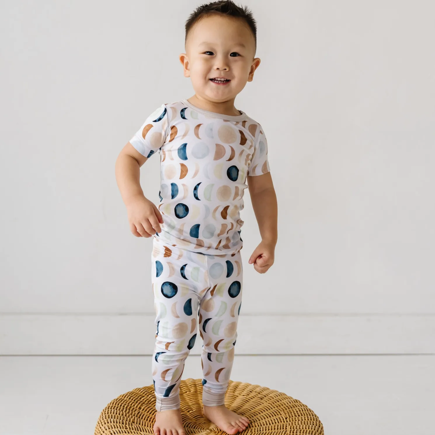 Luna Neutral Two-Piece Pajama Set