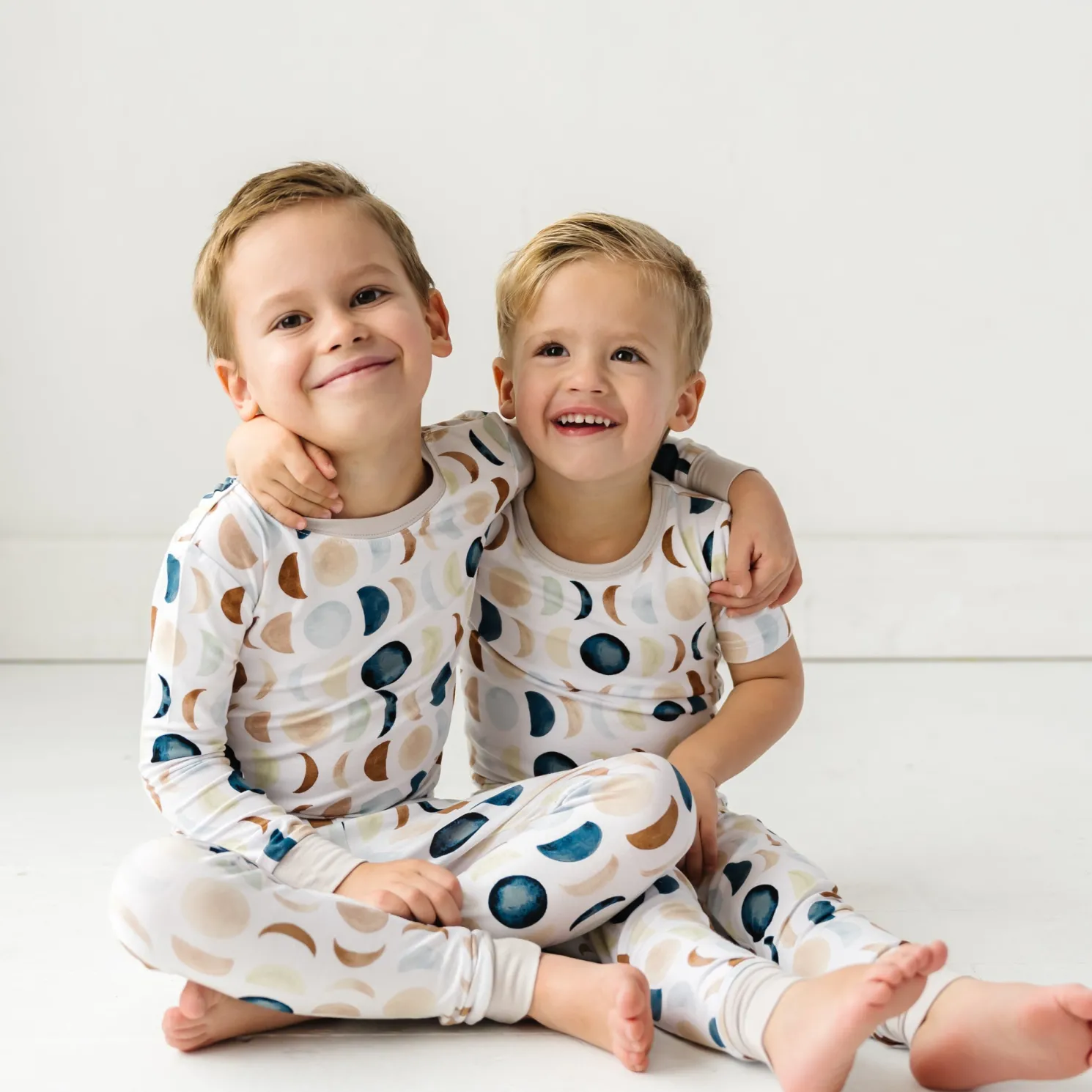 Luna Neutral Two-Piece Pajama Set
