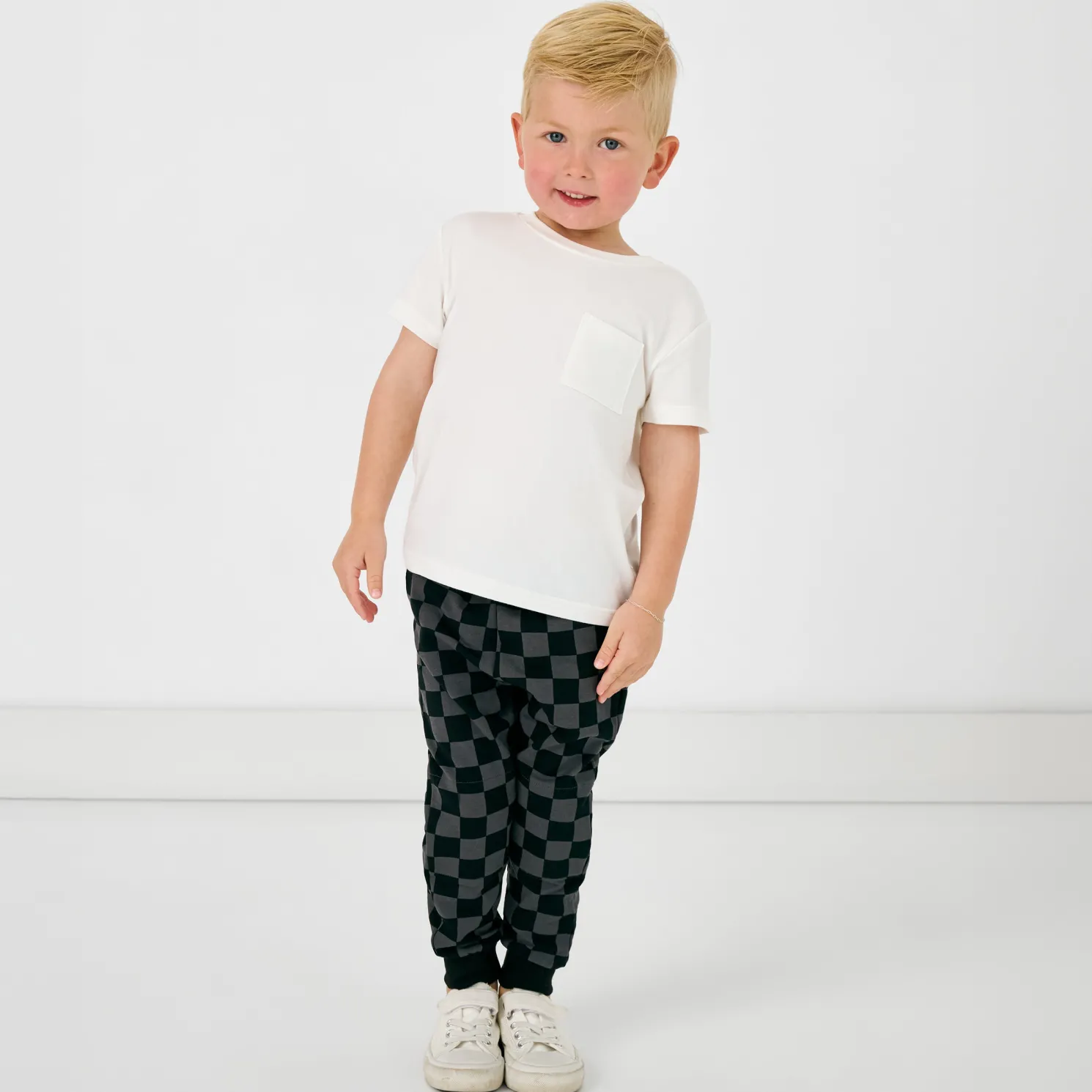 Monochrome Checks Jogger