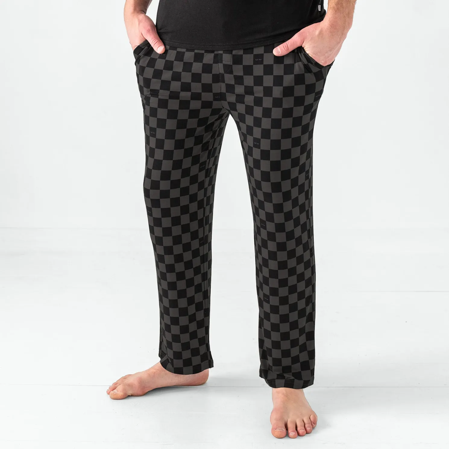 Monochrome Checks Men's Pajama Pants