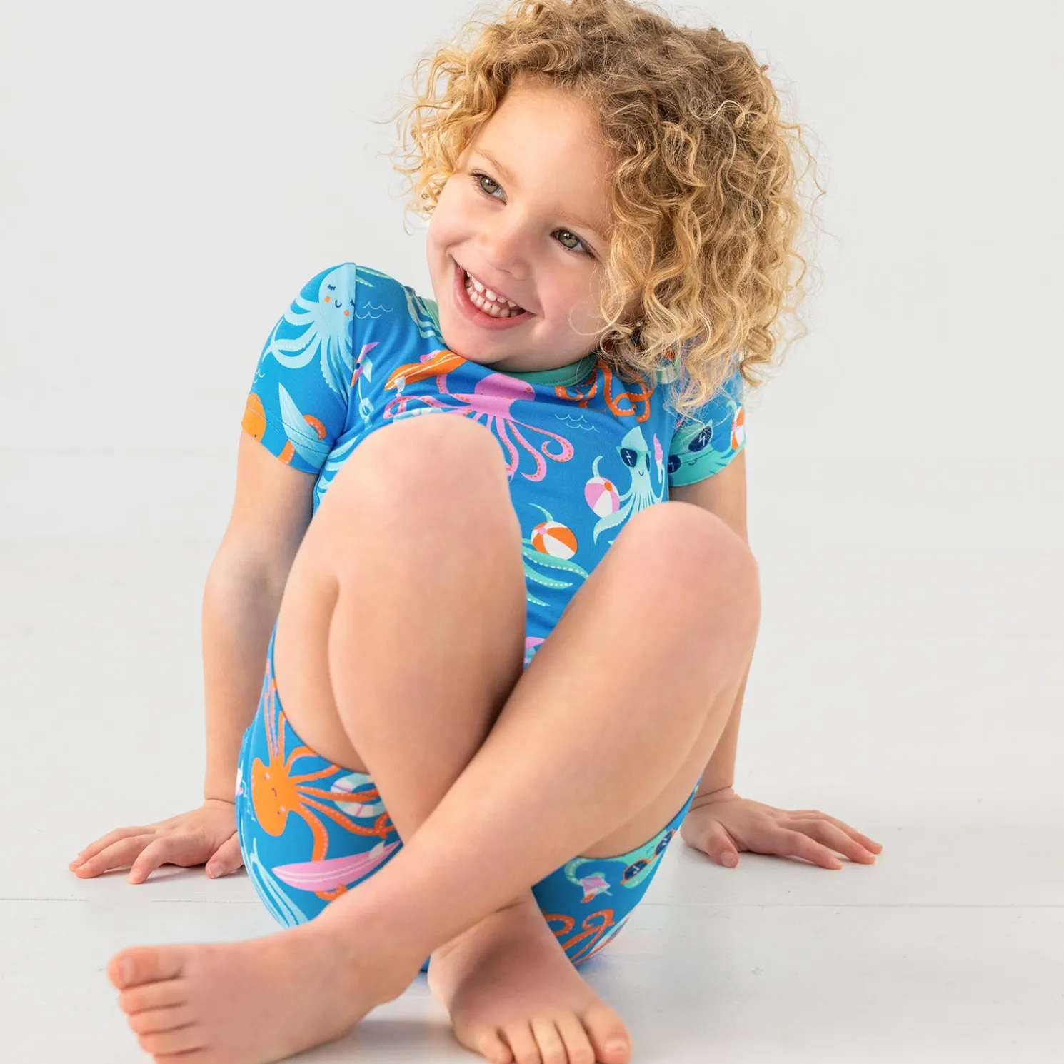 Octopus Party Two-Piece Pajama Set