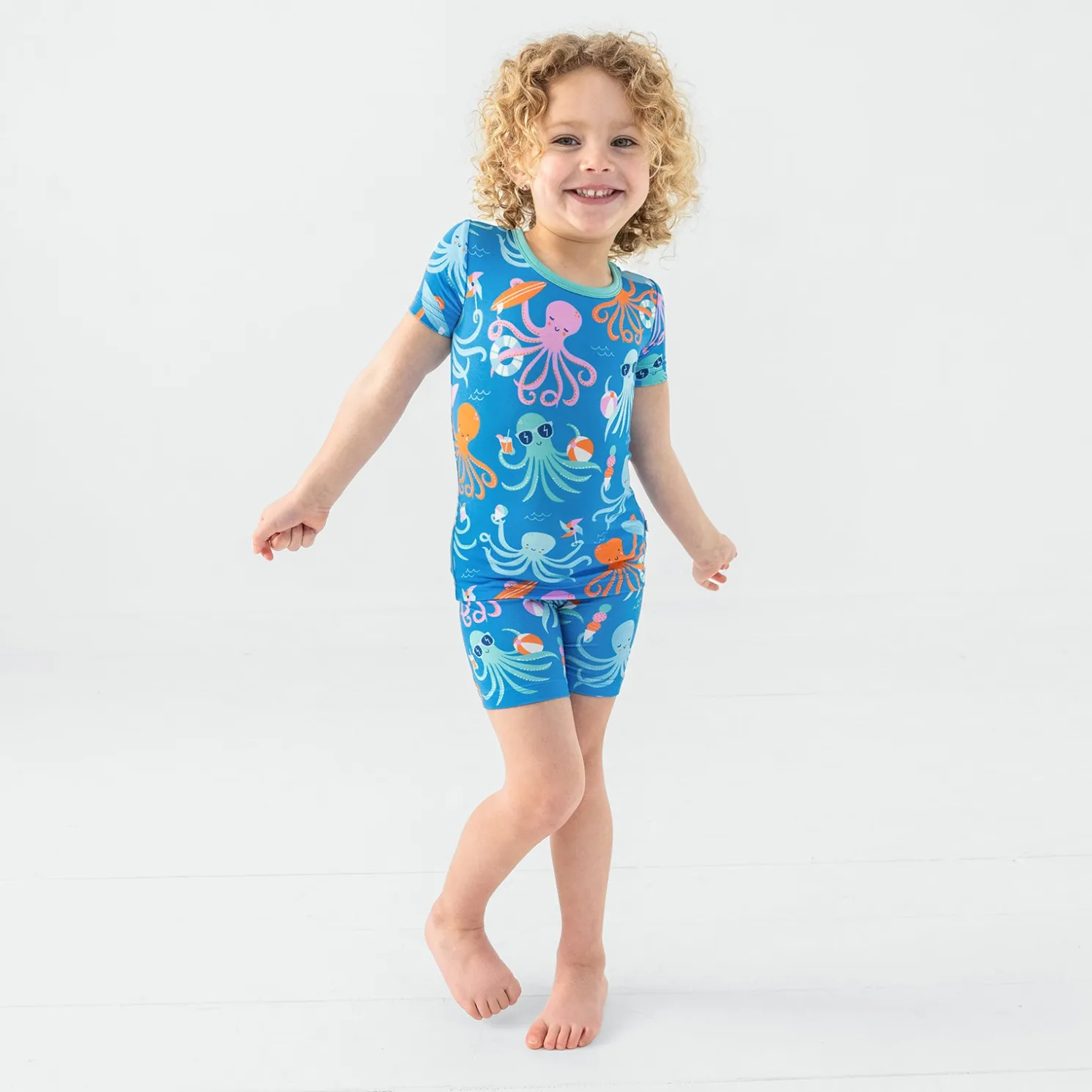 Octopus Party Two-Piece Pajama Set