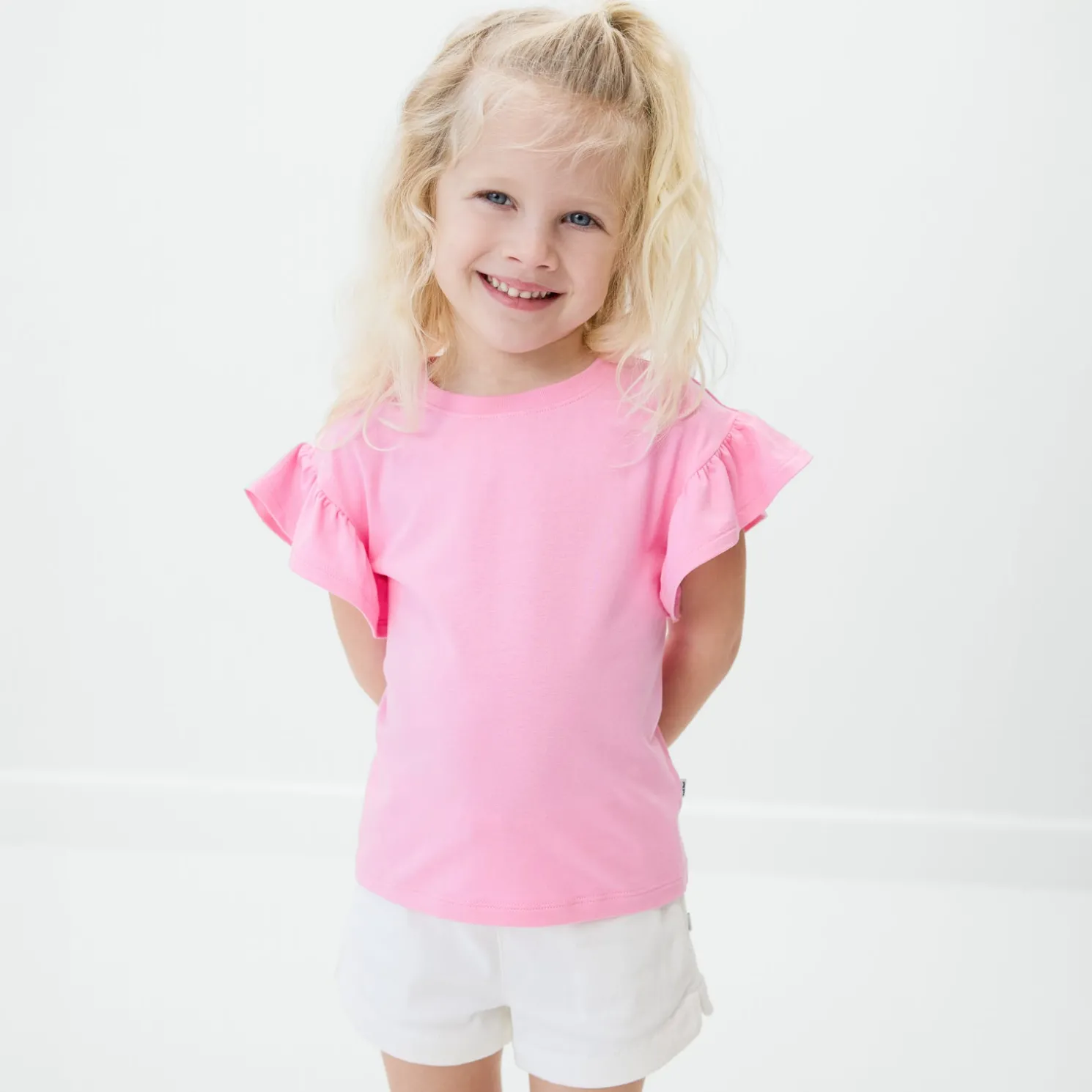 Peppy Pink Flutter Tee