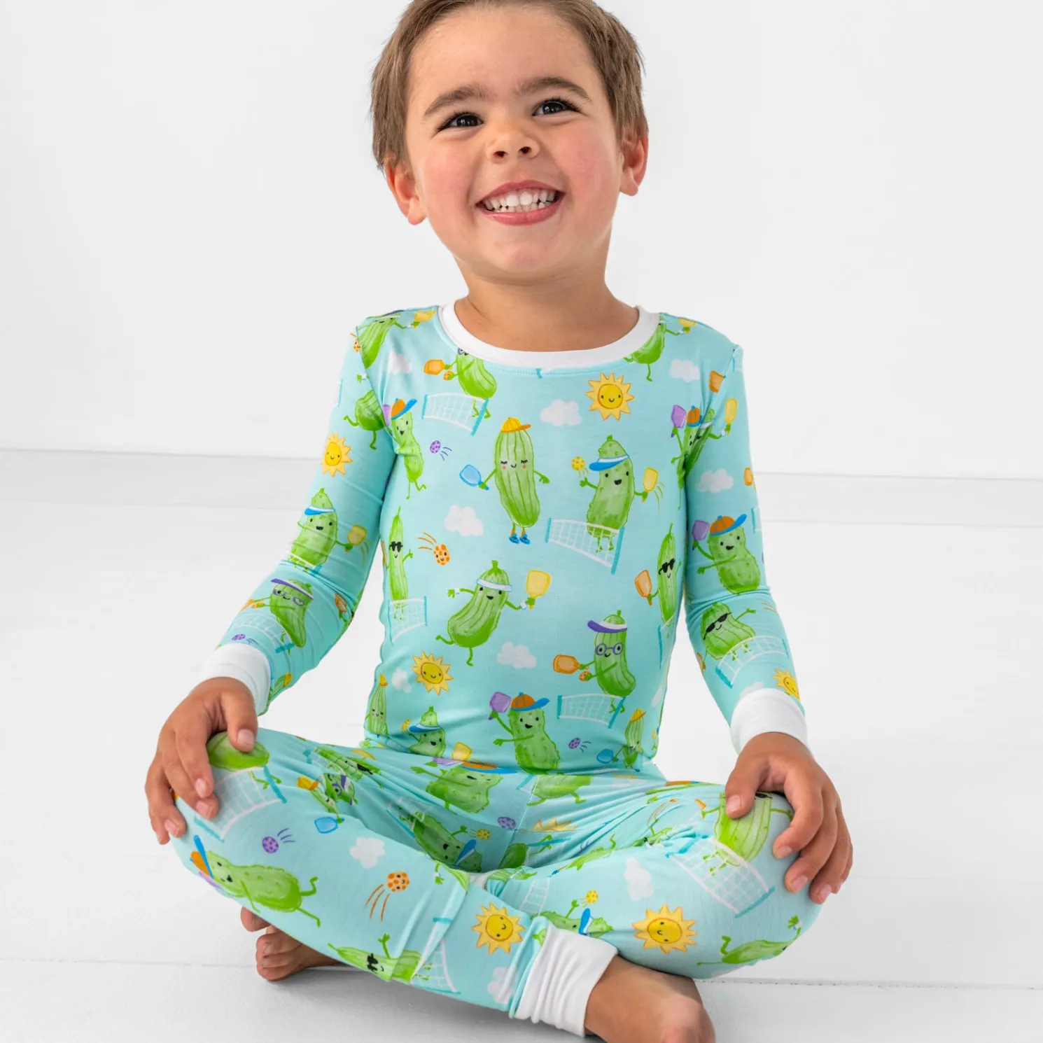 Pickle Power Two-Piece Pajama Set