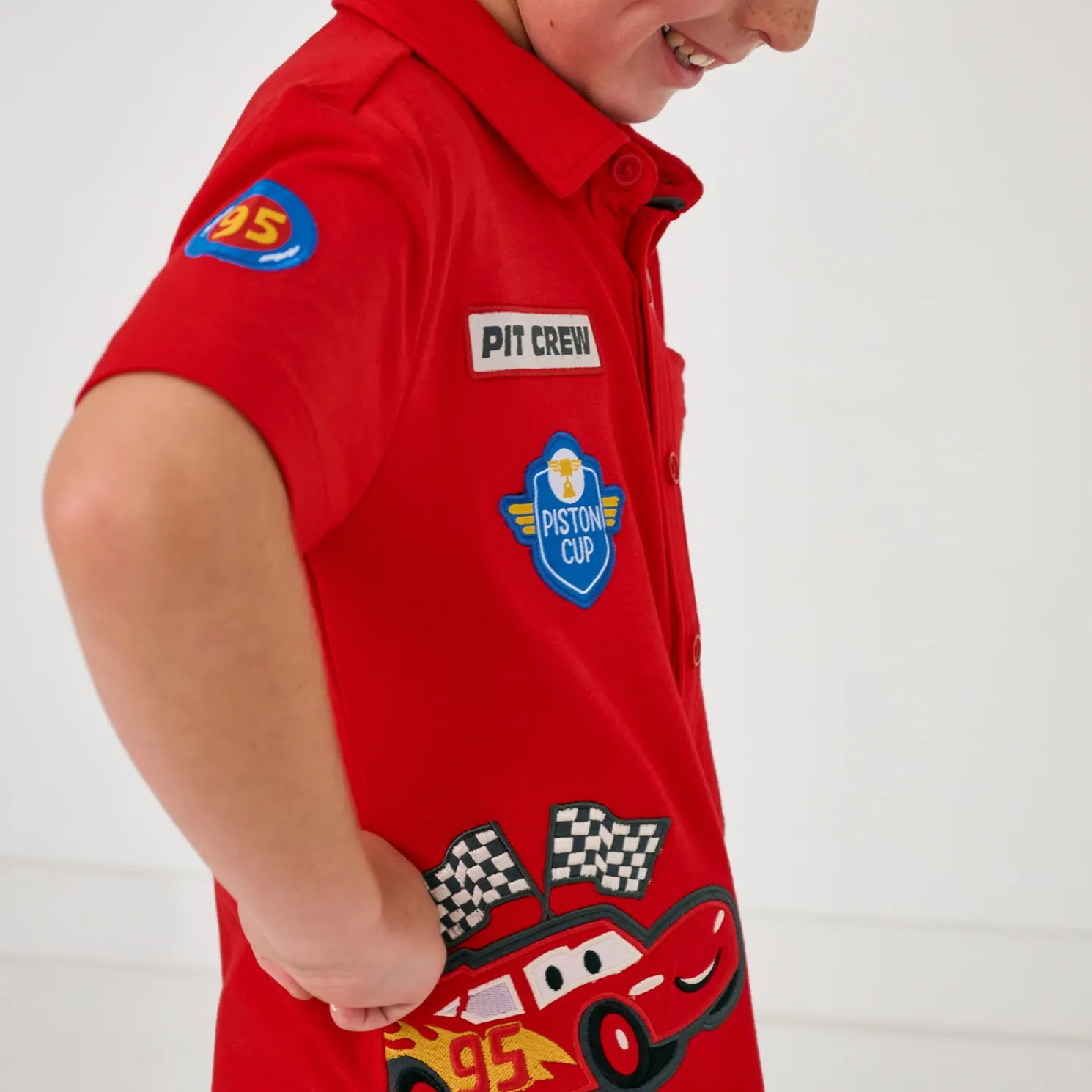 Piston Cup Button Down Polo