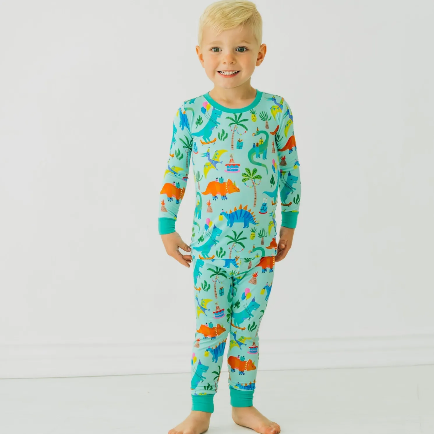 Prehistoric Party Two-Piece Pajama Set