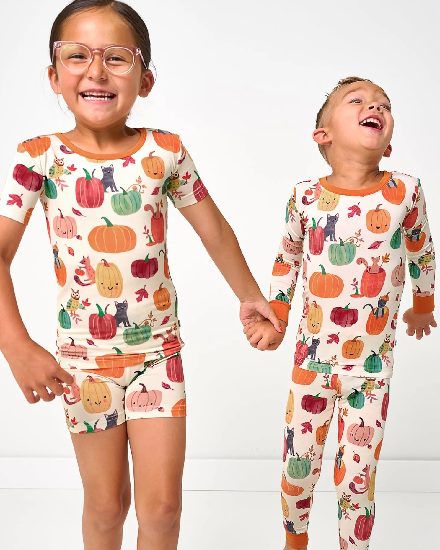 Pumpkin Pals Two-Piece Pajama Set
