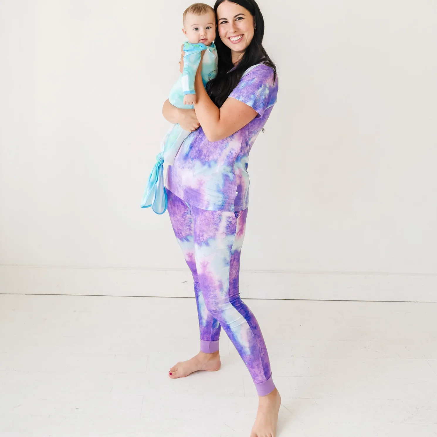 Purple Watercolor Women's Pajama Pants