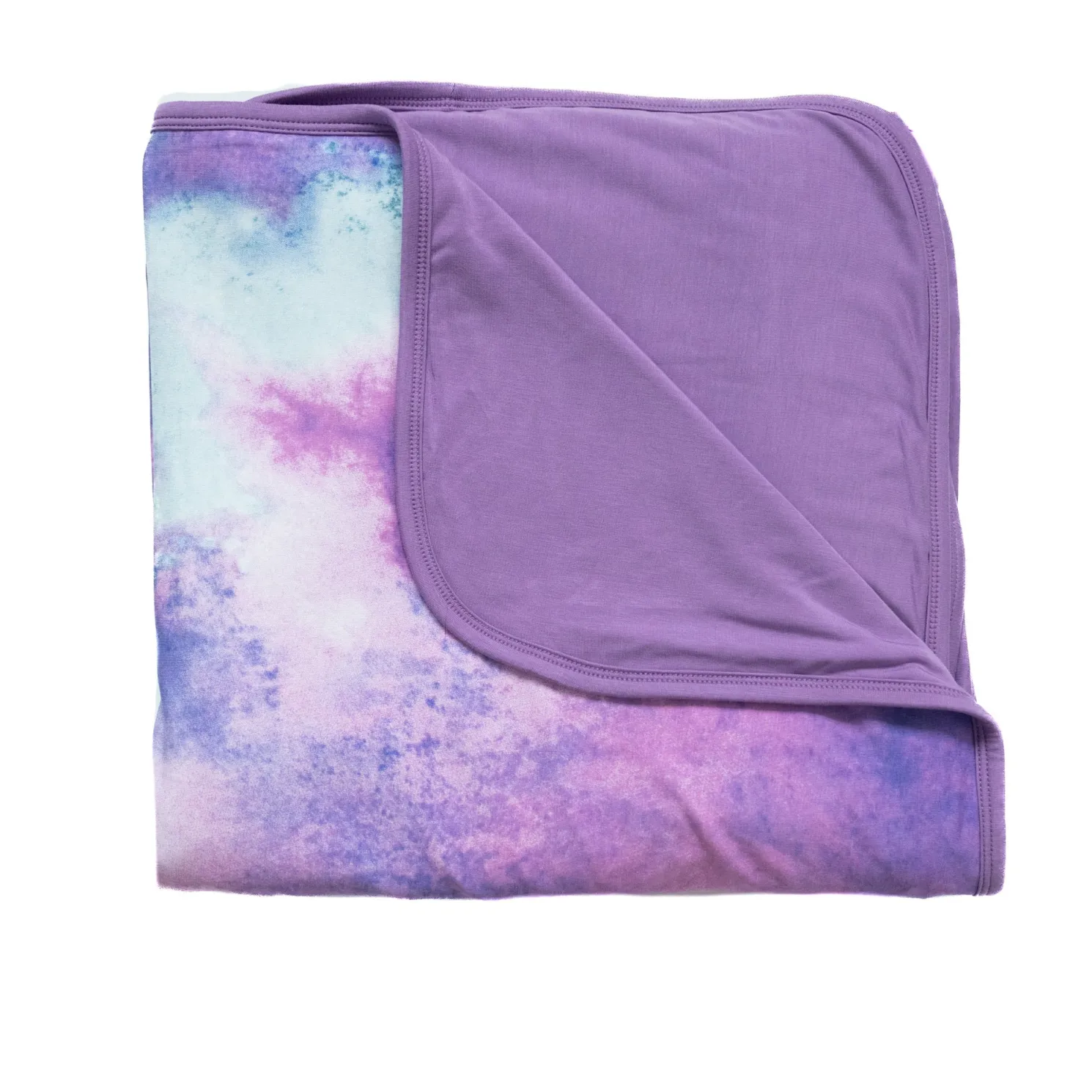 Purple Watercolor Large Cloud Blanket®