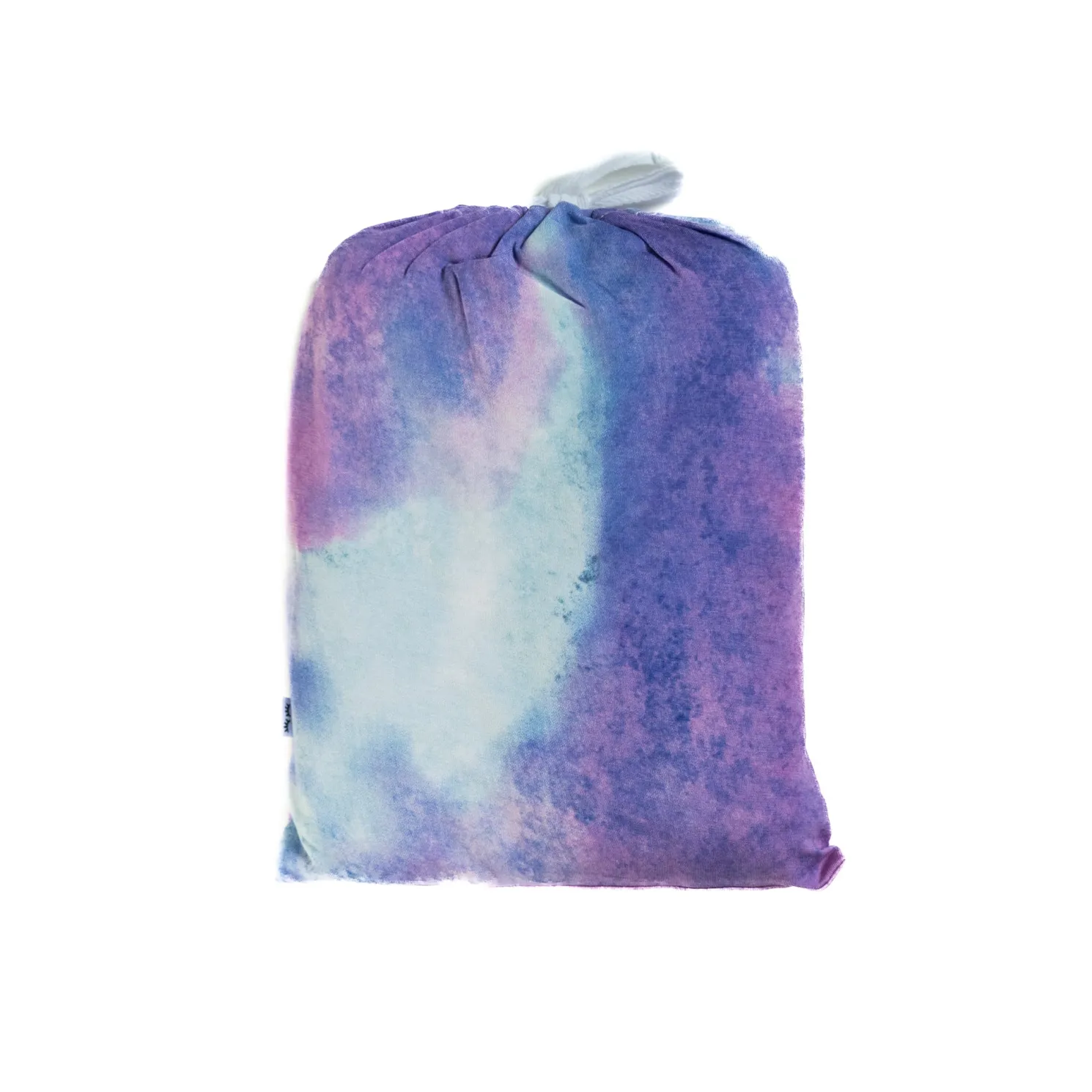 Purple Watercolor Fitted Crib Sheet