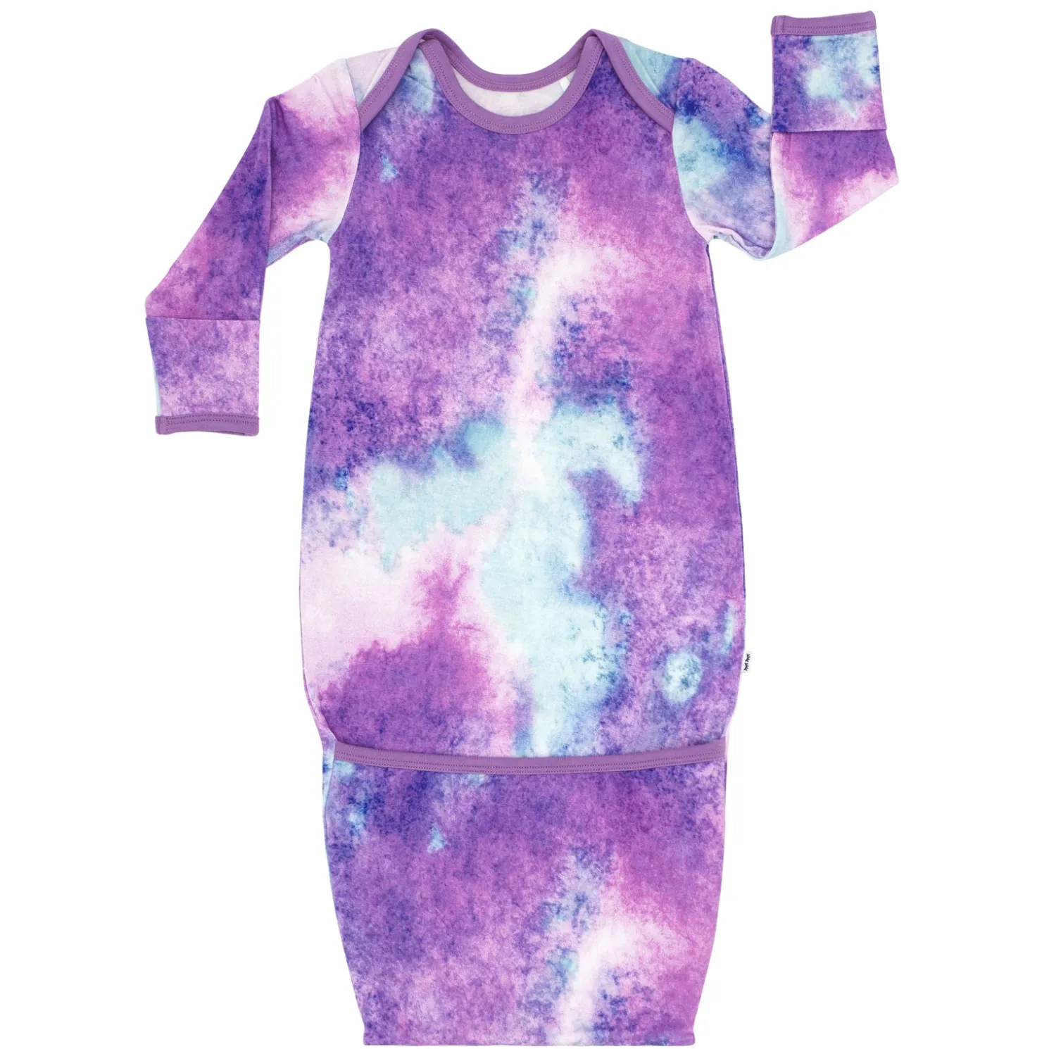 Purple Watercolor Infant Gown