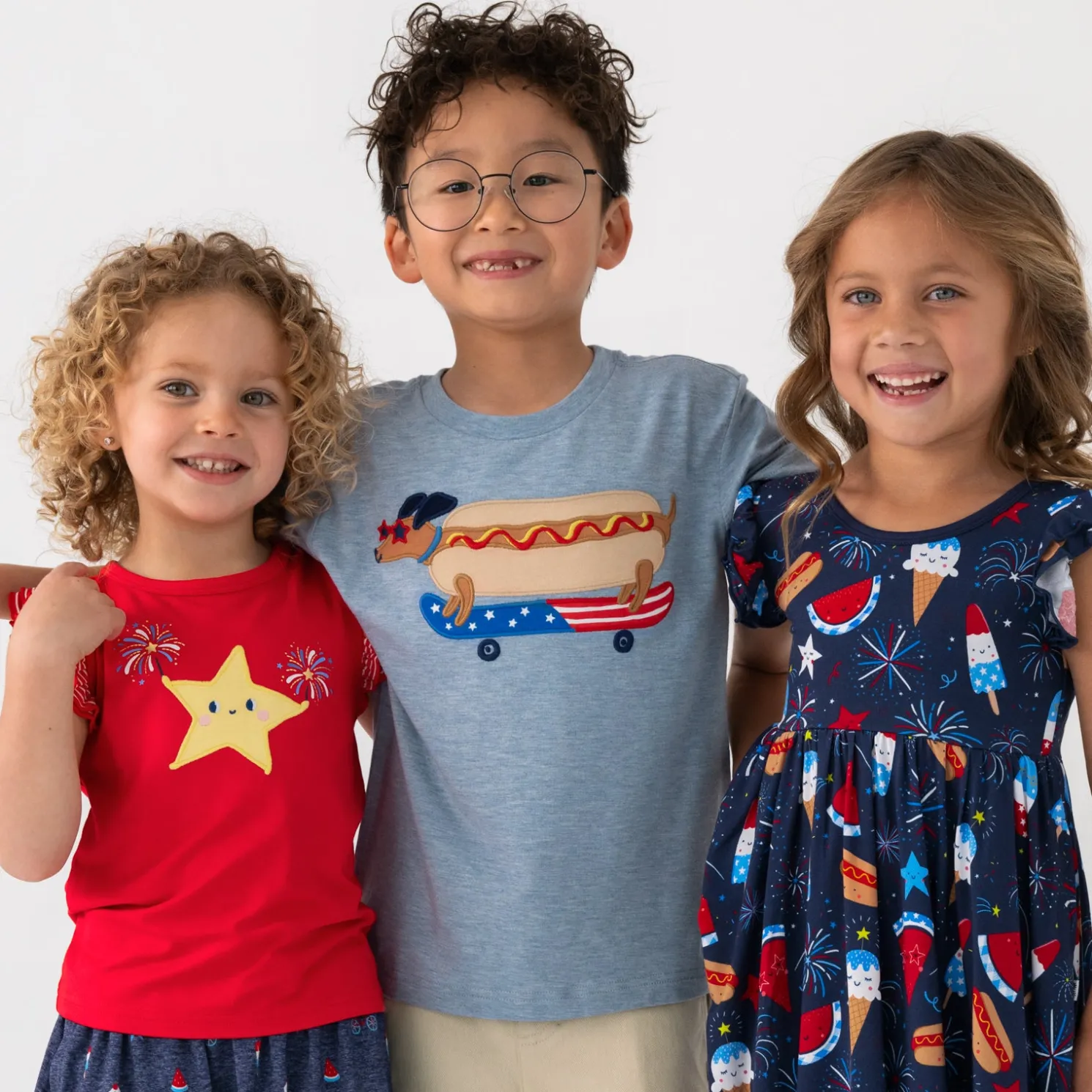 Red White & Woof Relaxed Tee