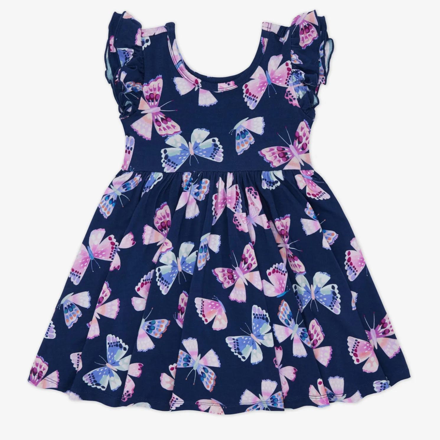Royal Butterflies Flutter Twirl Dress