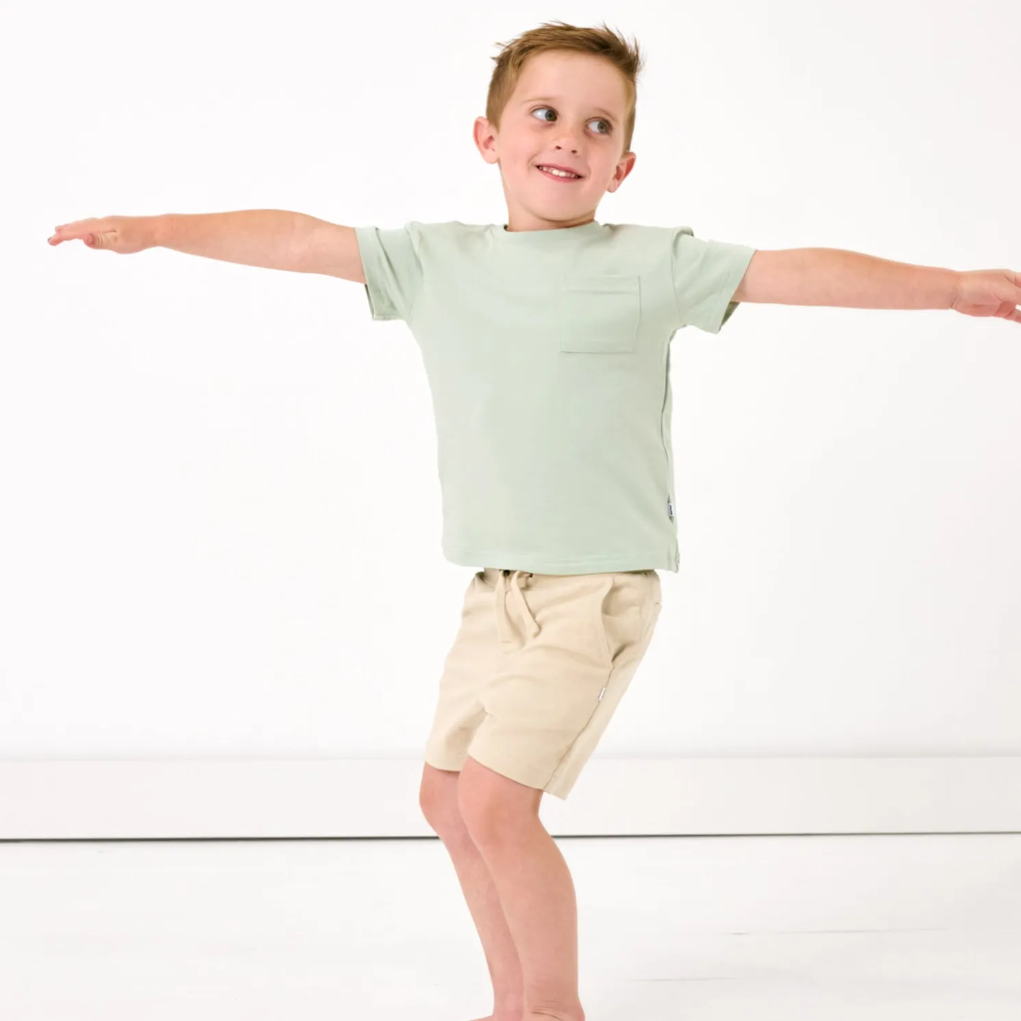 Sage Mist Relaxed Pocket Tee