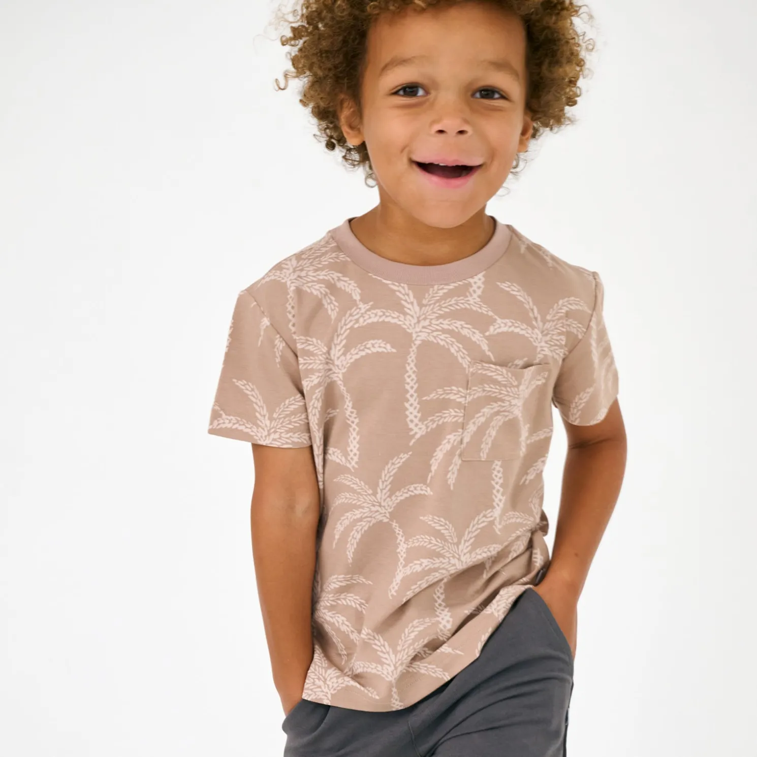 Sandy Palms Relaxed Pocket Tee