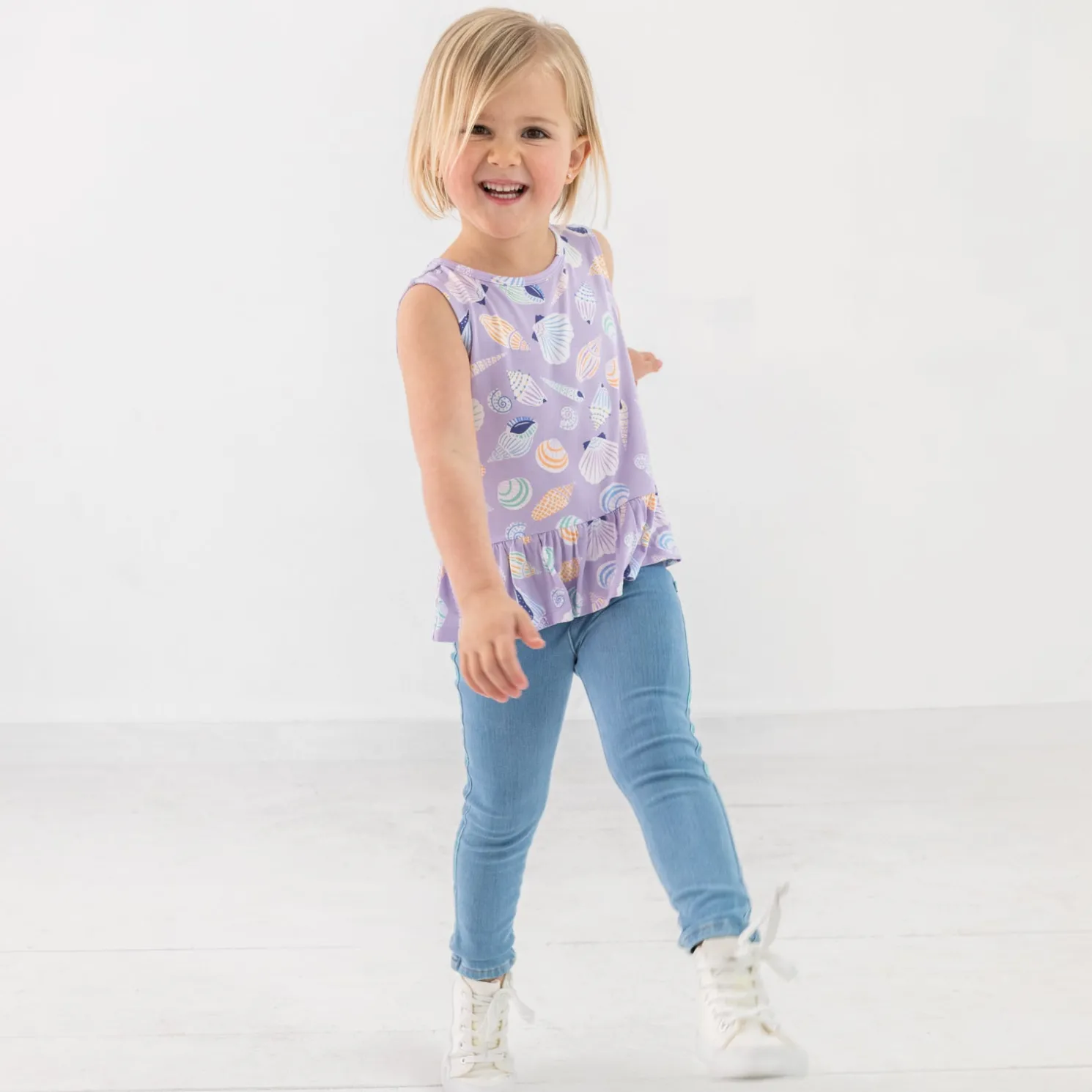 Sandy Treasures Peplum Tank