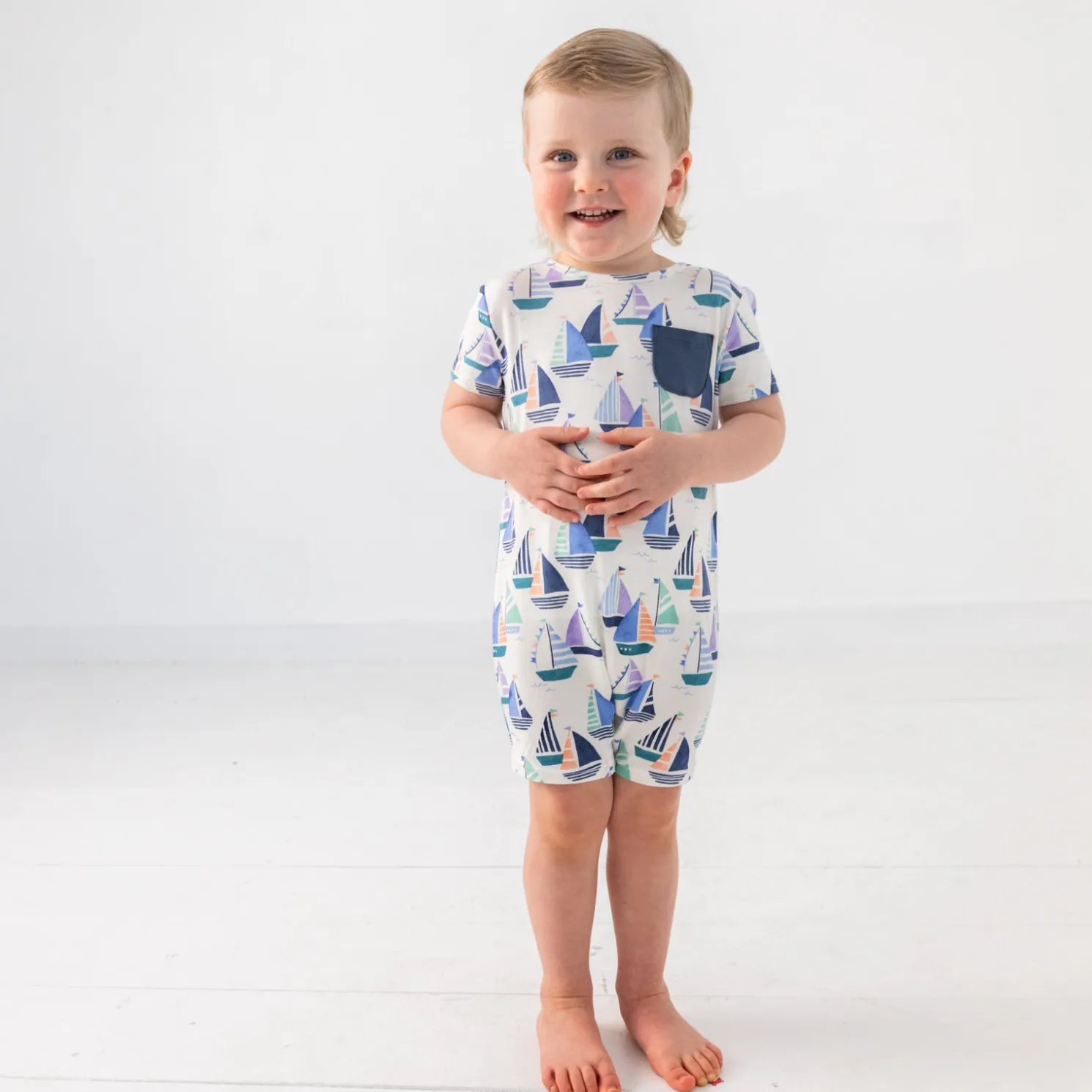 Seas The Day Pocket Shorty Romper