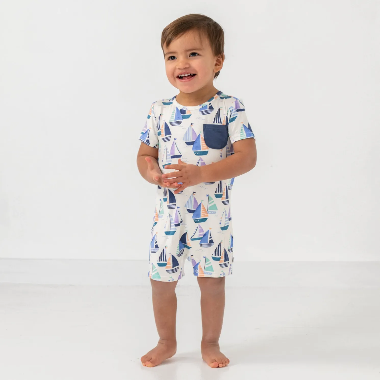 Seas The Day Pocket Shorty Romper