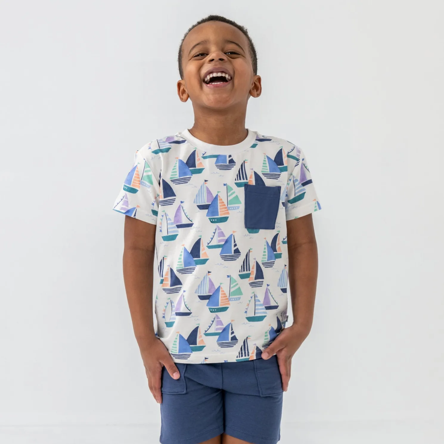 Seas The Day Relaxed Pocket Tee