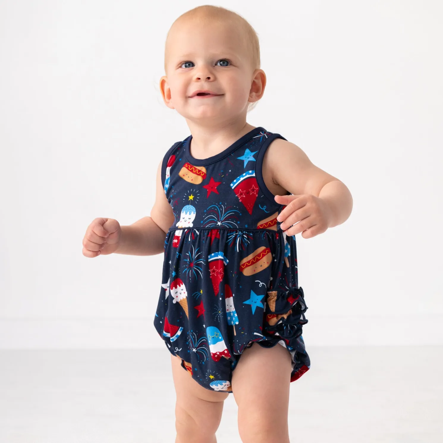 Snacks & Sparkles Bubble Romper