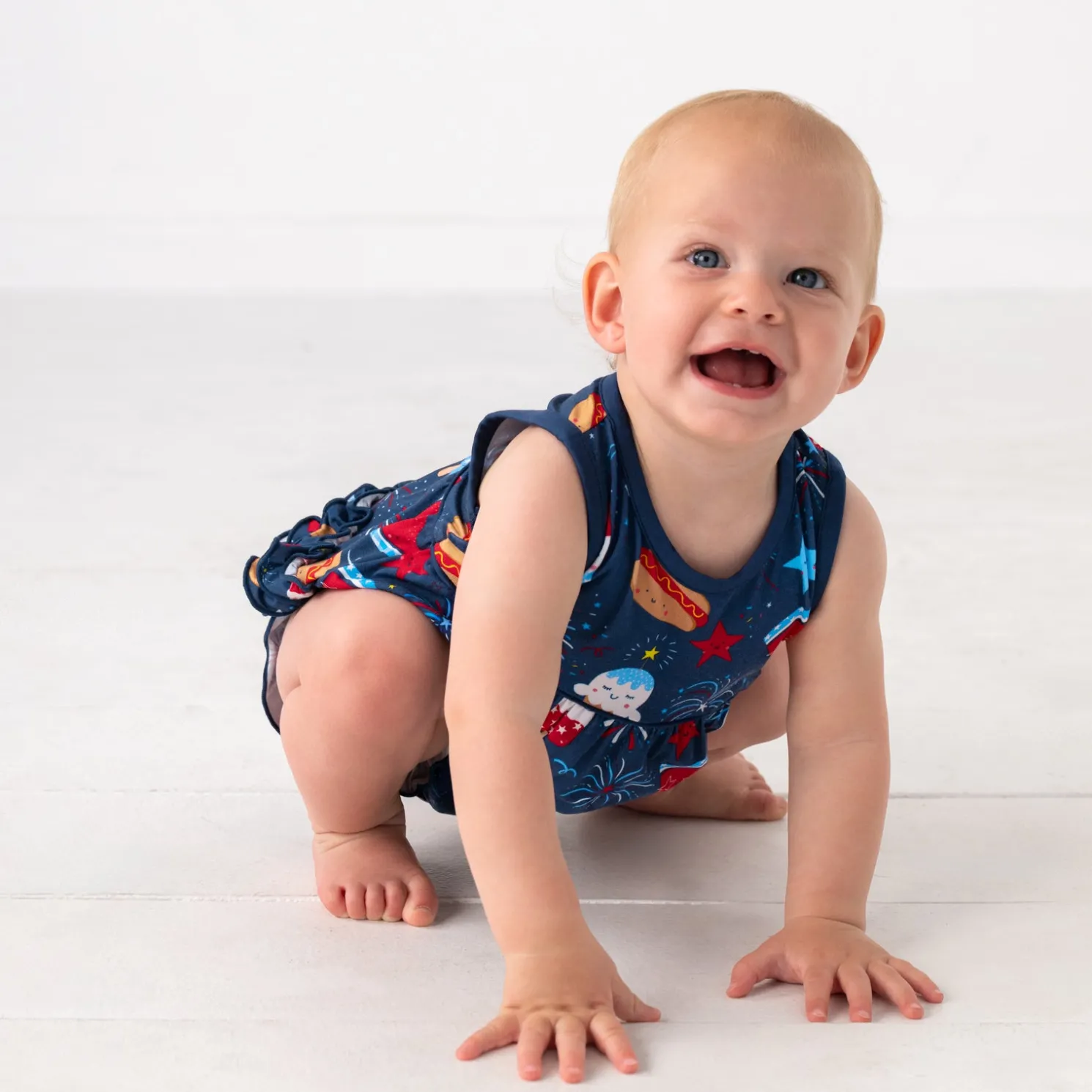 Snacks & Sparkles Bubble Romper