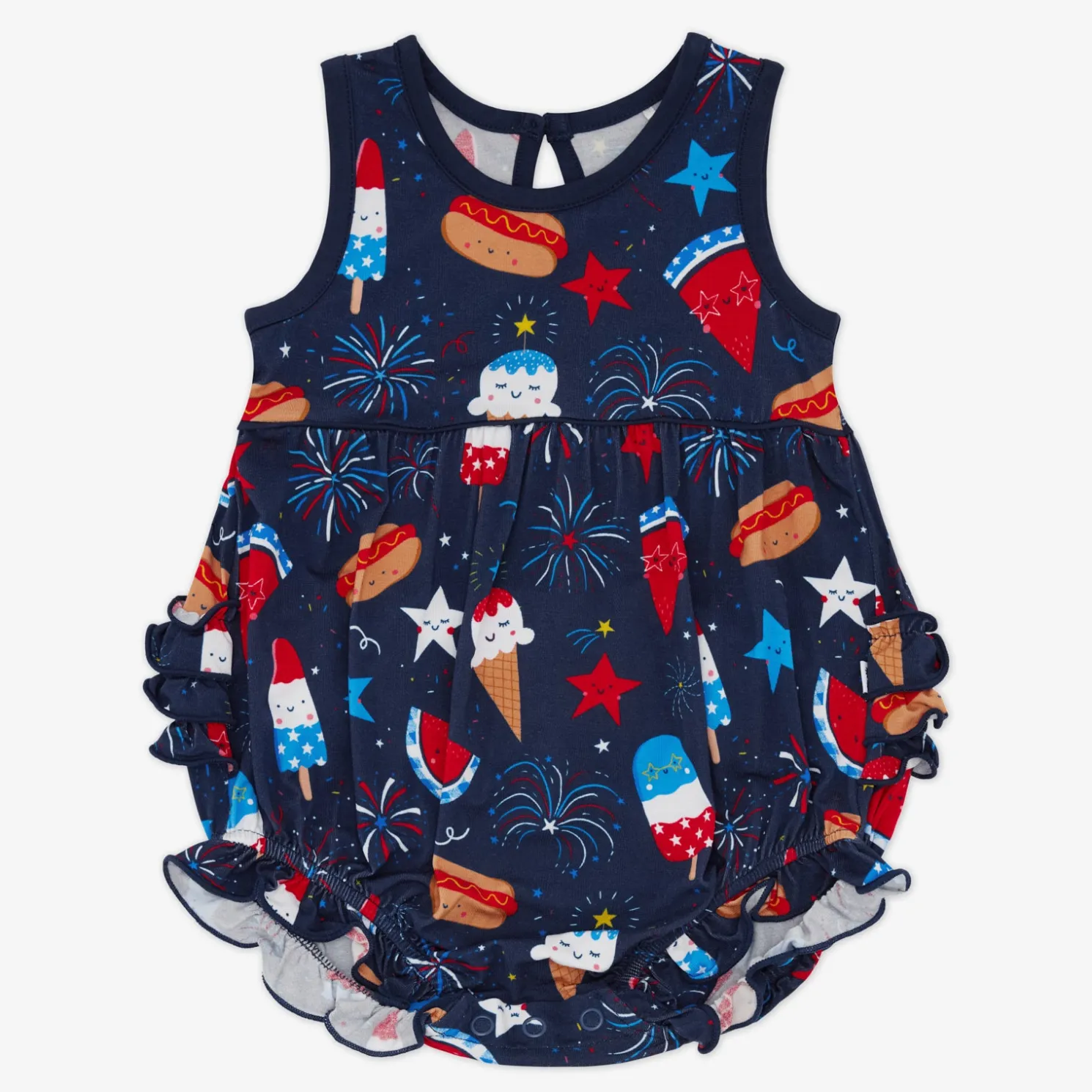 Snacks & Sparkles Bubble Romper