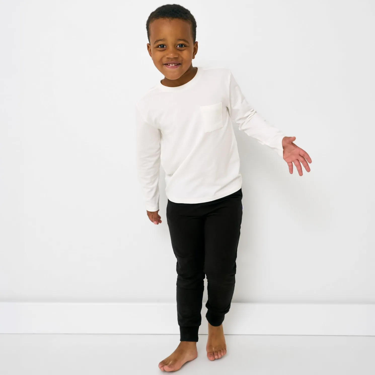 Soft White Relaxed Pocket Tee