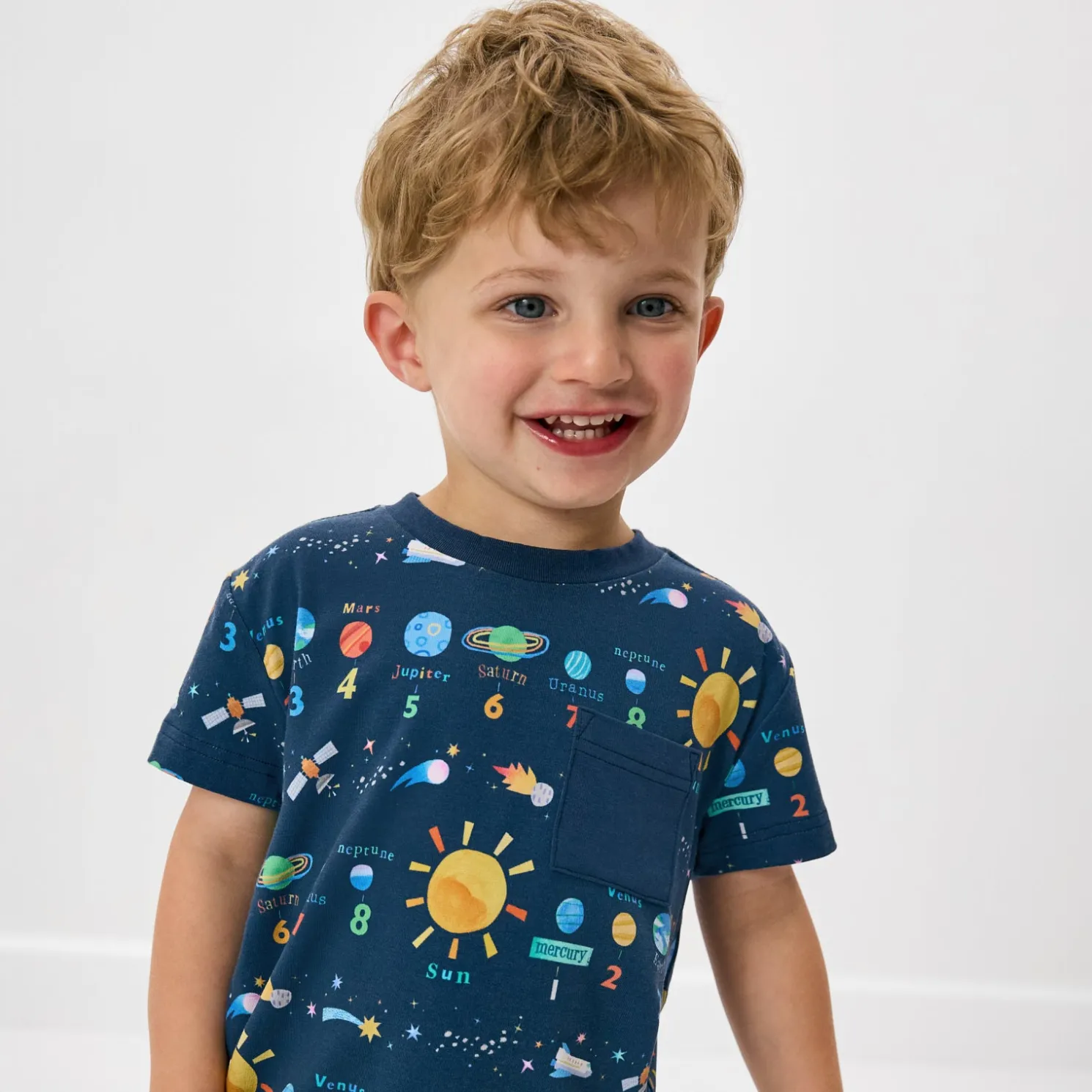 Solar Explorers Relaxed Pocket Tee