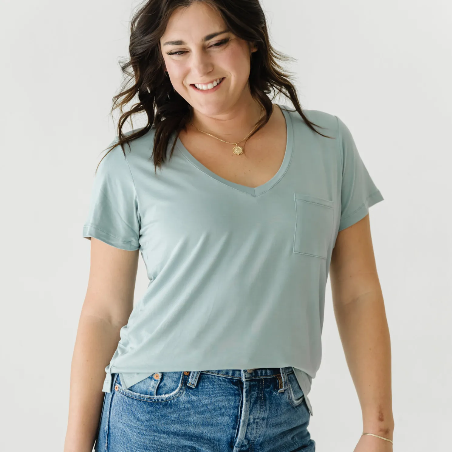 Stormy Perfect Pocket Tee