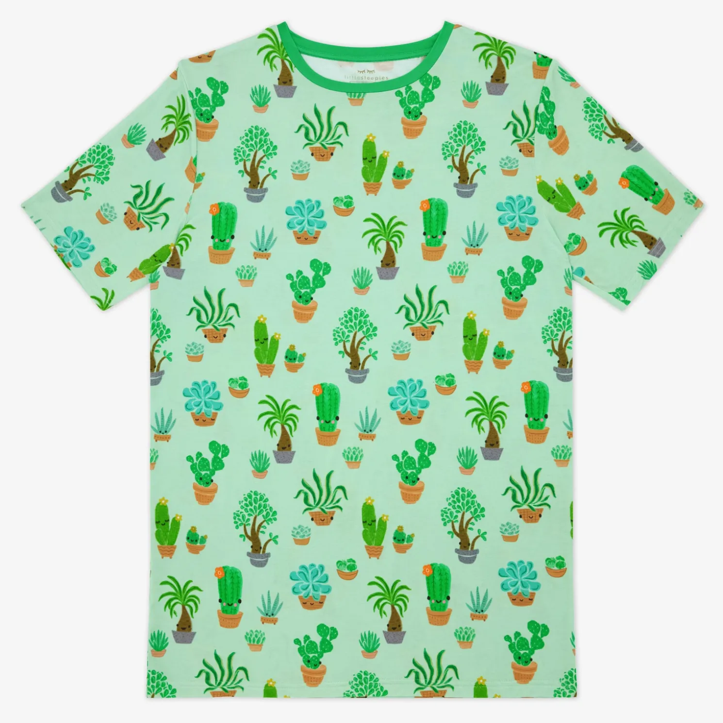 Succulent Love Men's Short Sleeve Pajama Top