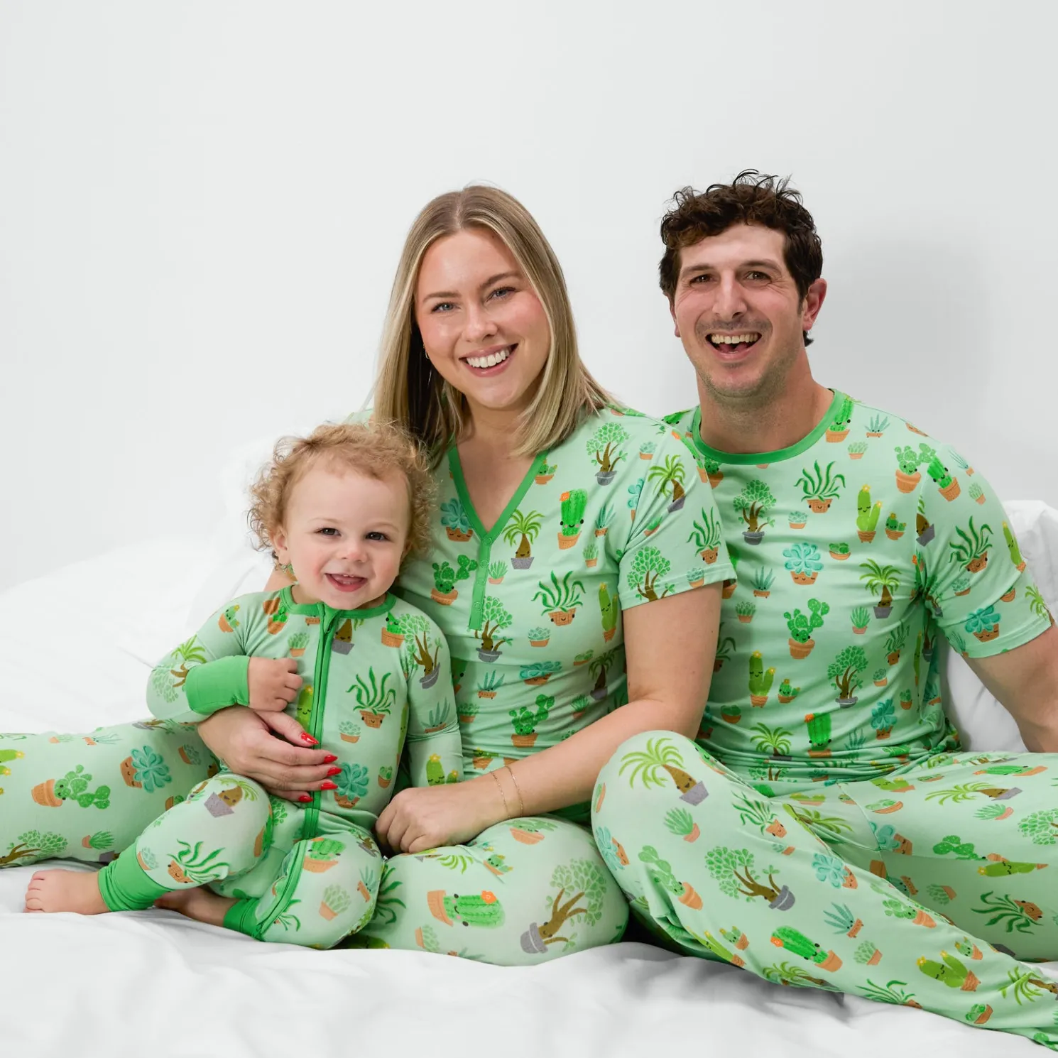 Succulent Love Men's Short Sleeve Pajama Top