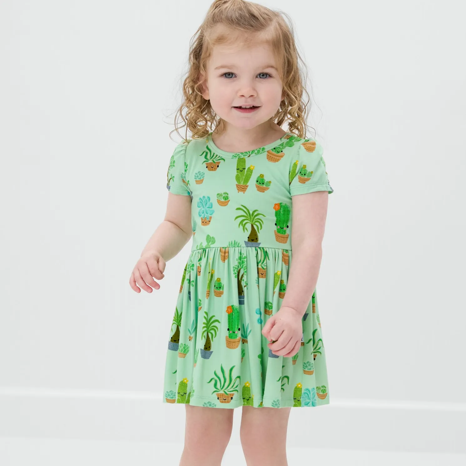 Succulent Love Skater Dress with Bodysuit
