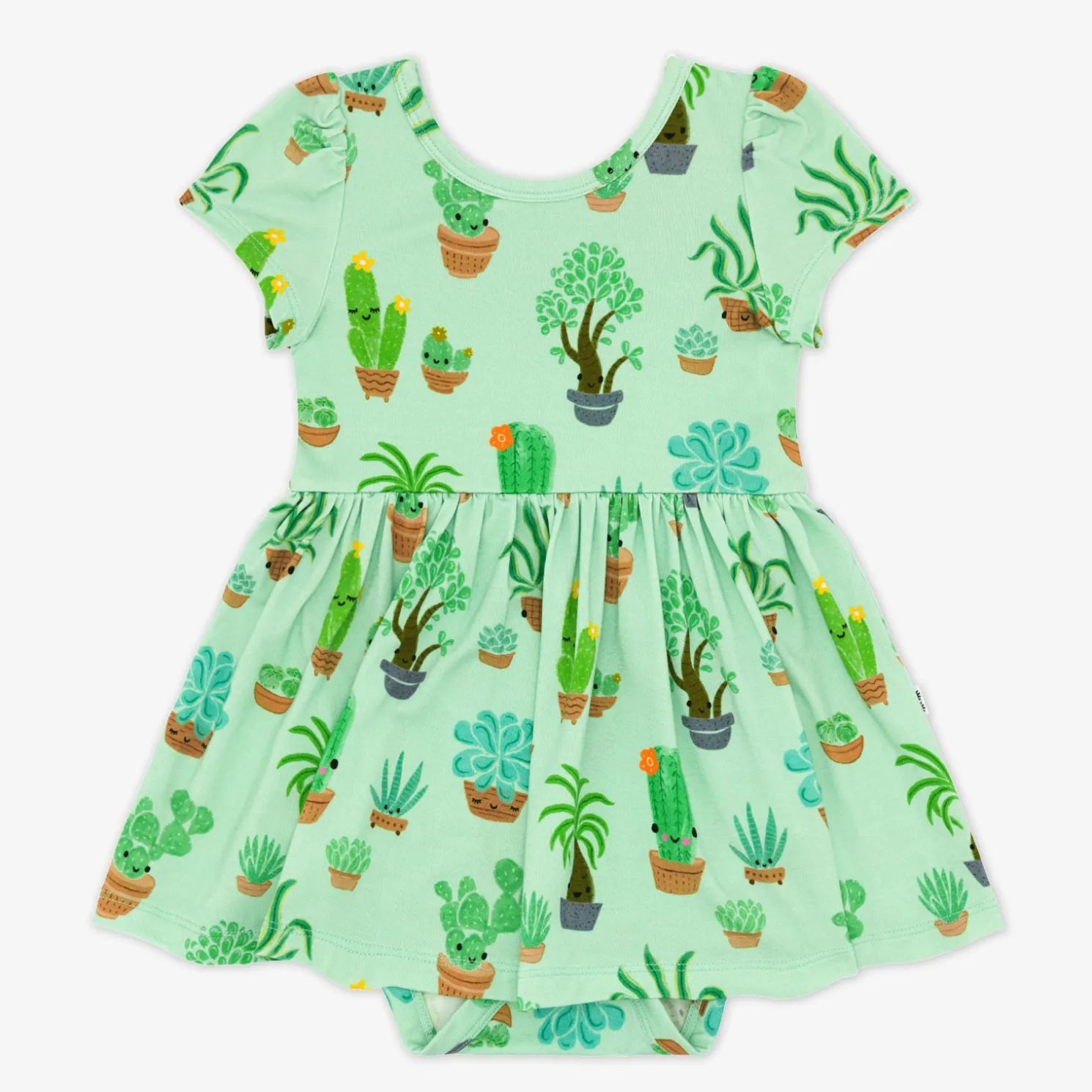 Succulent Love Skater Dress with Bodysuit