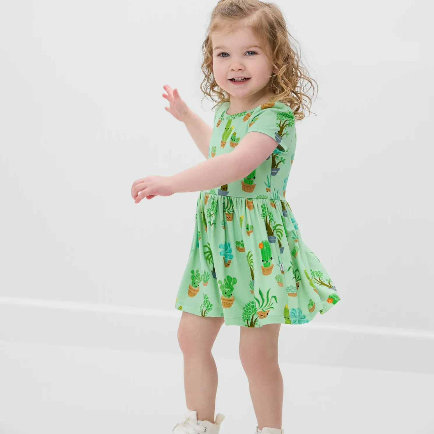 Succulent Love Skater Dress with Bodysuit