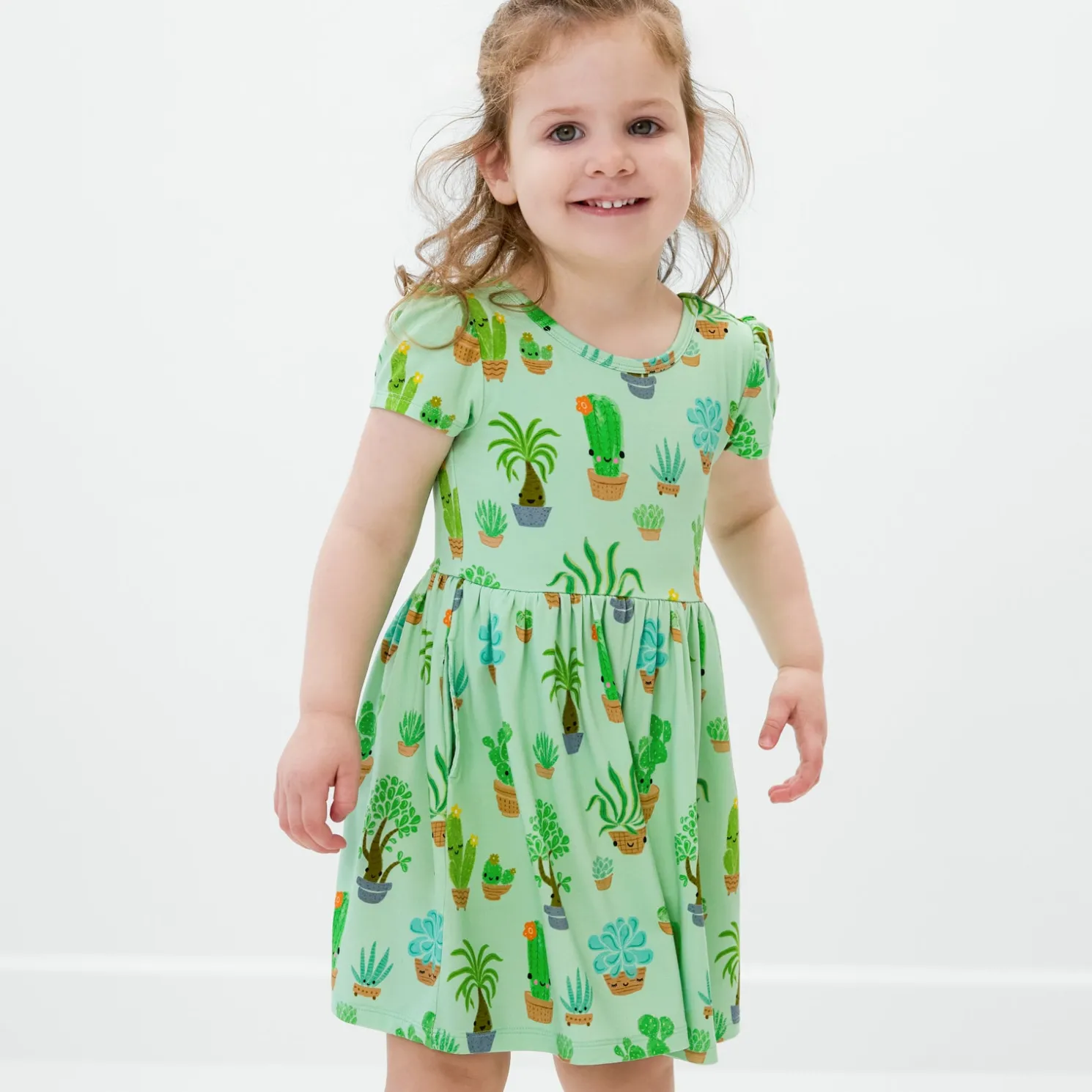 Succulent Love Skater Dress with Bodysuit