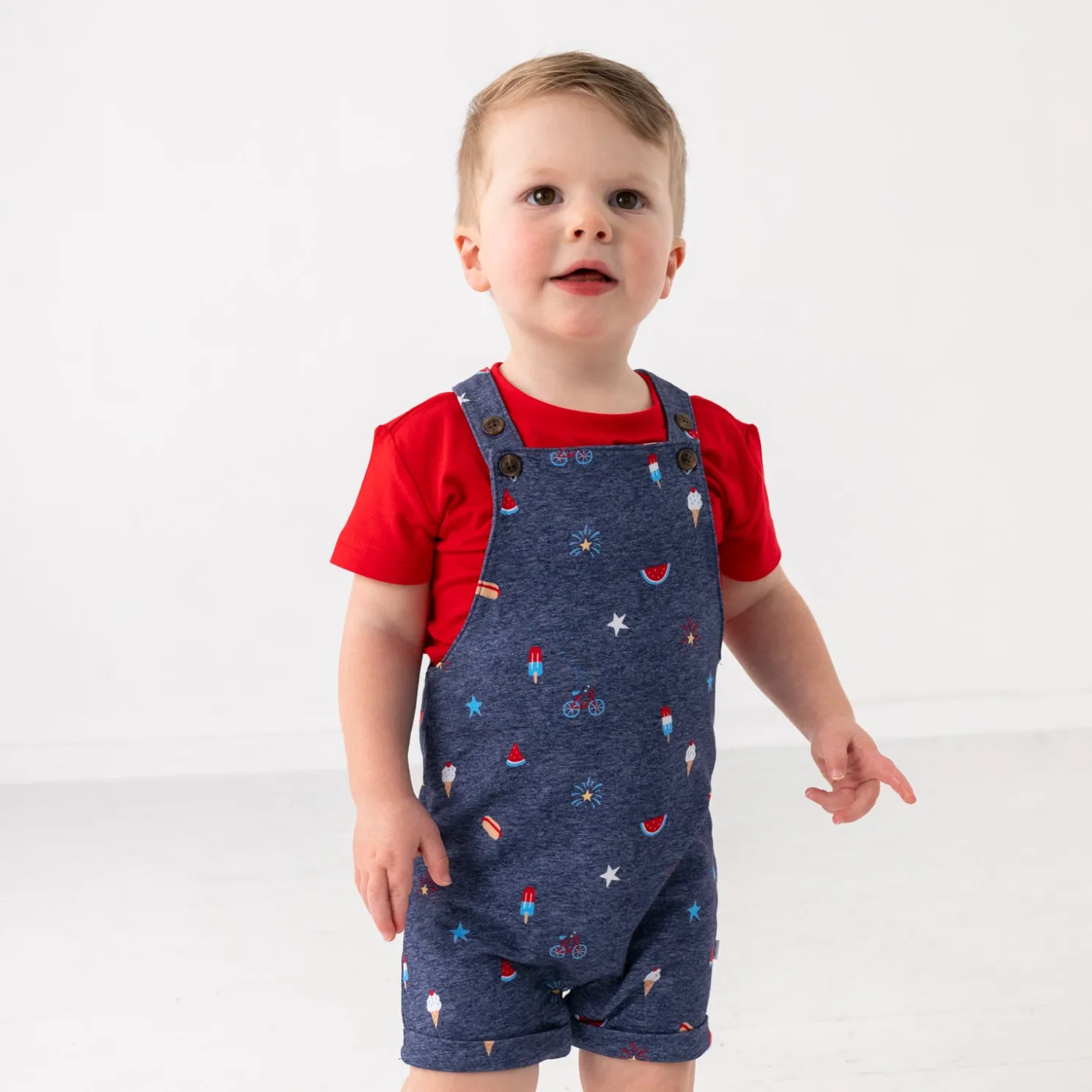 Summer Celebrations Shorty Overall