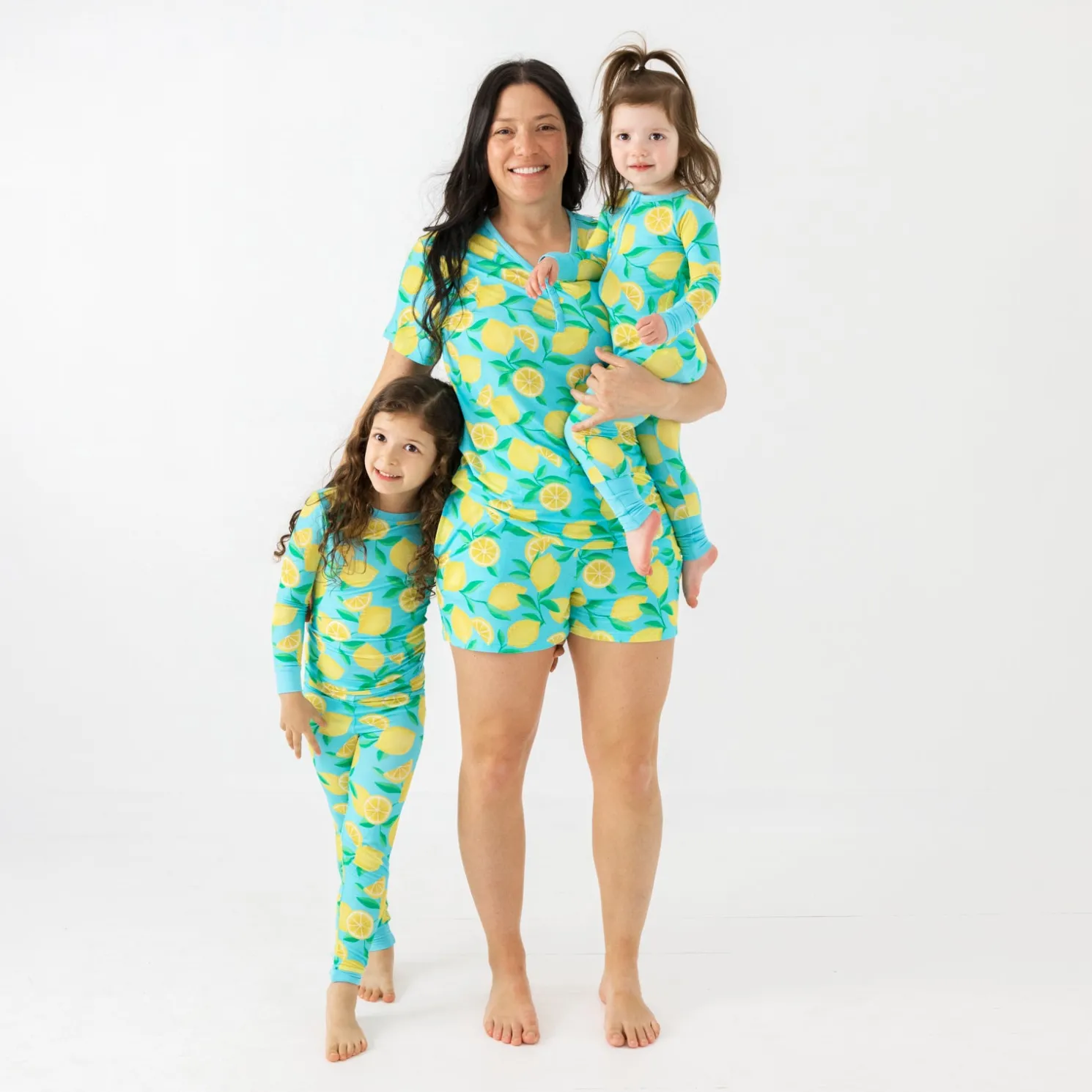 Sunny Citrus Women's Short Sleeve Pajama Top