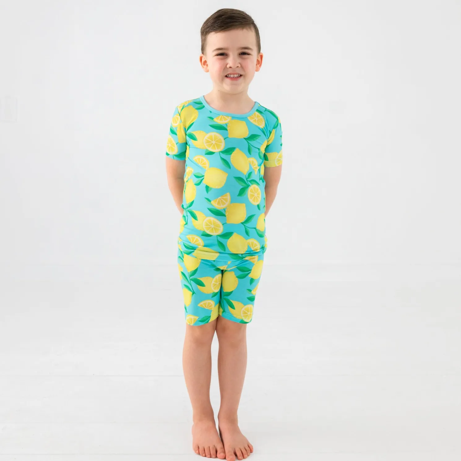 Sunny Citrus Two-Piece Pajama Set
