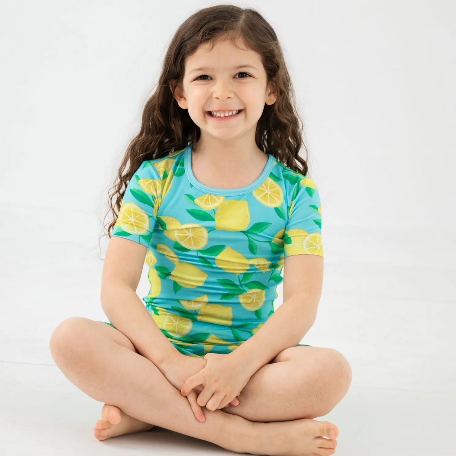Sunny Citrus Two-Piece Pajama Set