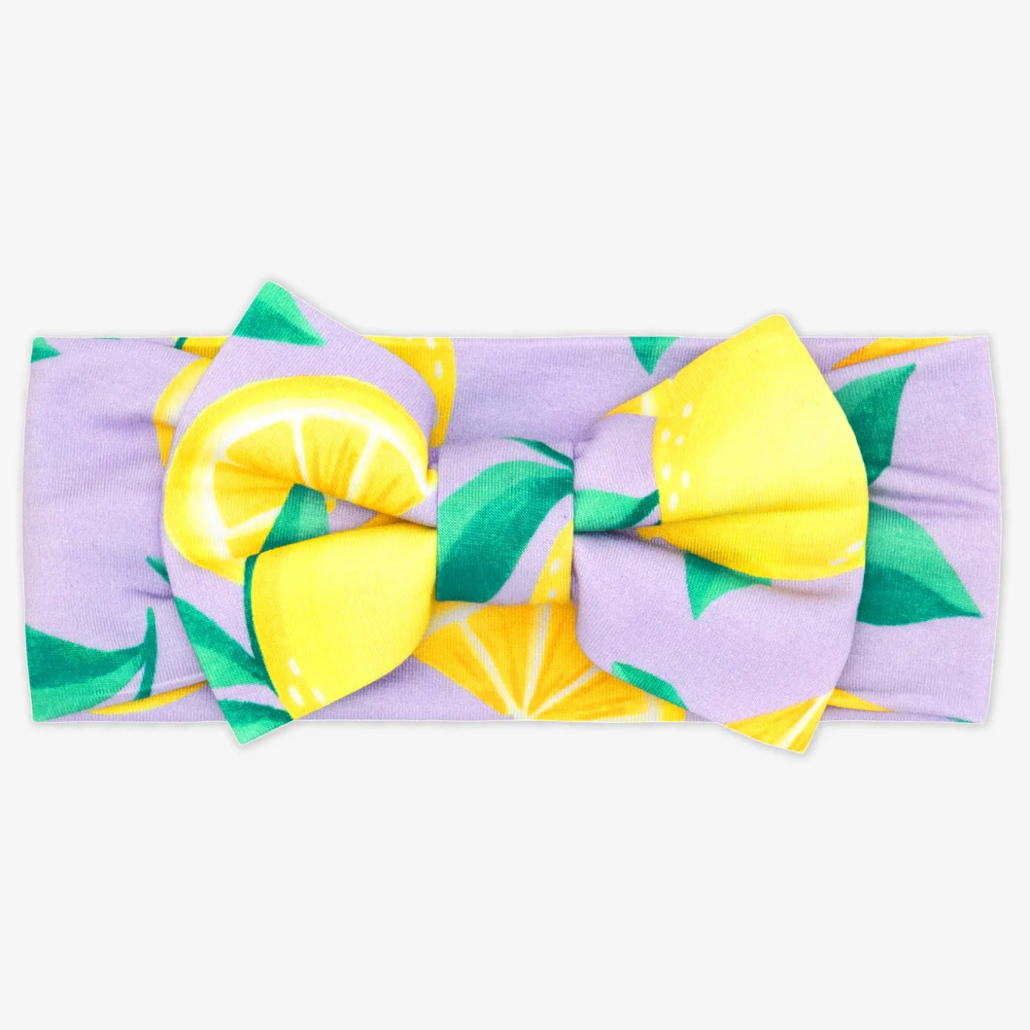 Sunny Citrus Luxe Bow Headband