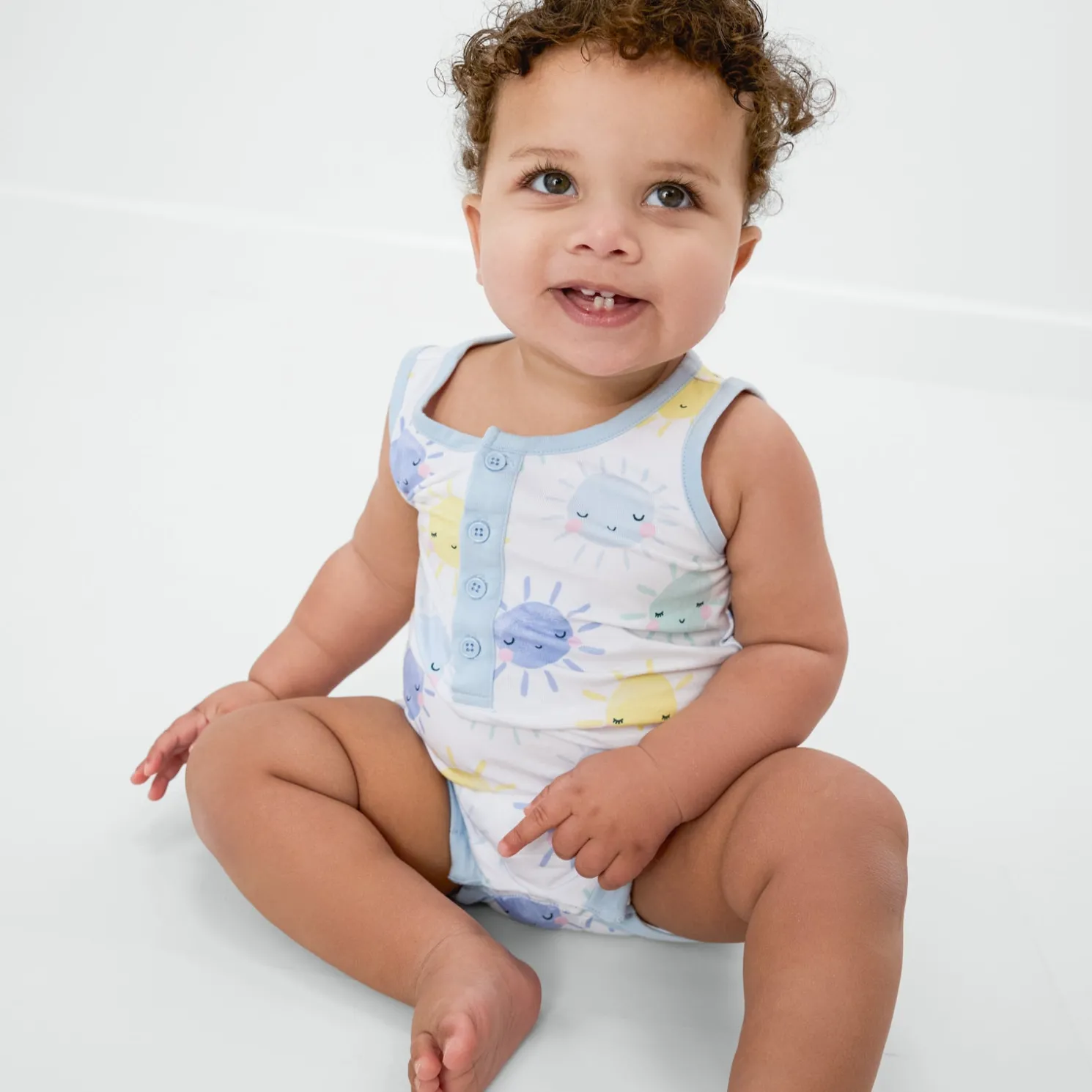 Sunshine Henley Romper