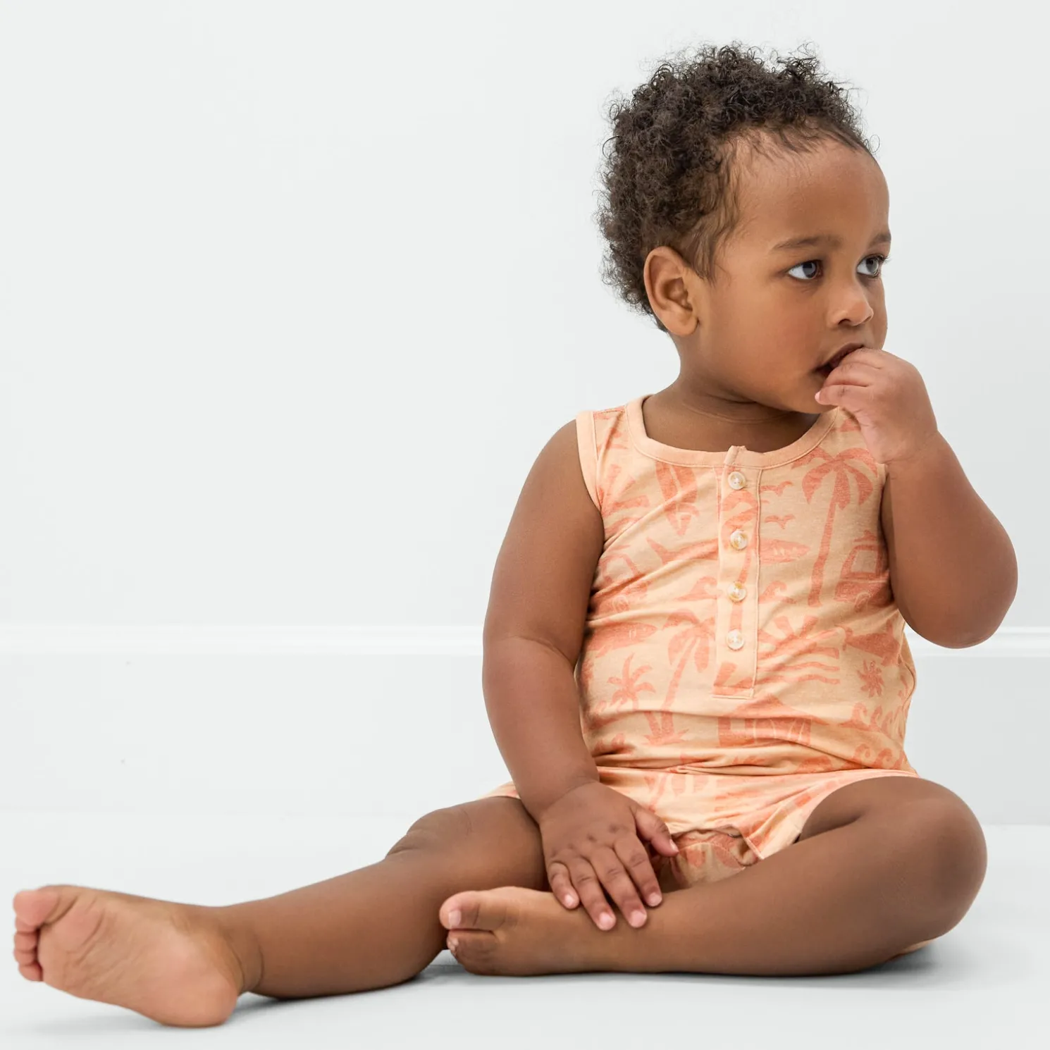 Surf Shack Henley Romper