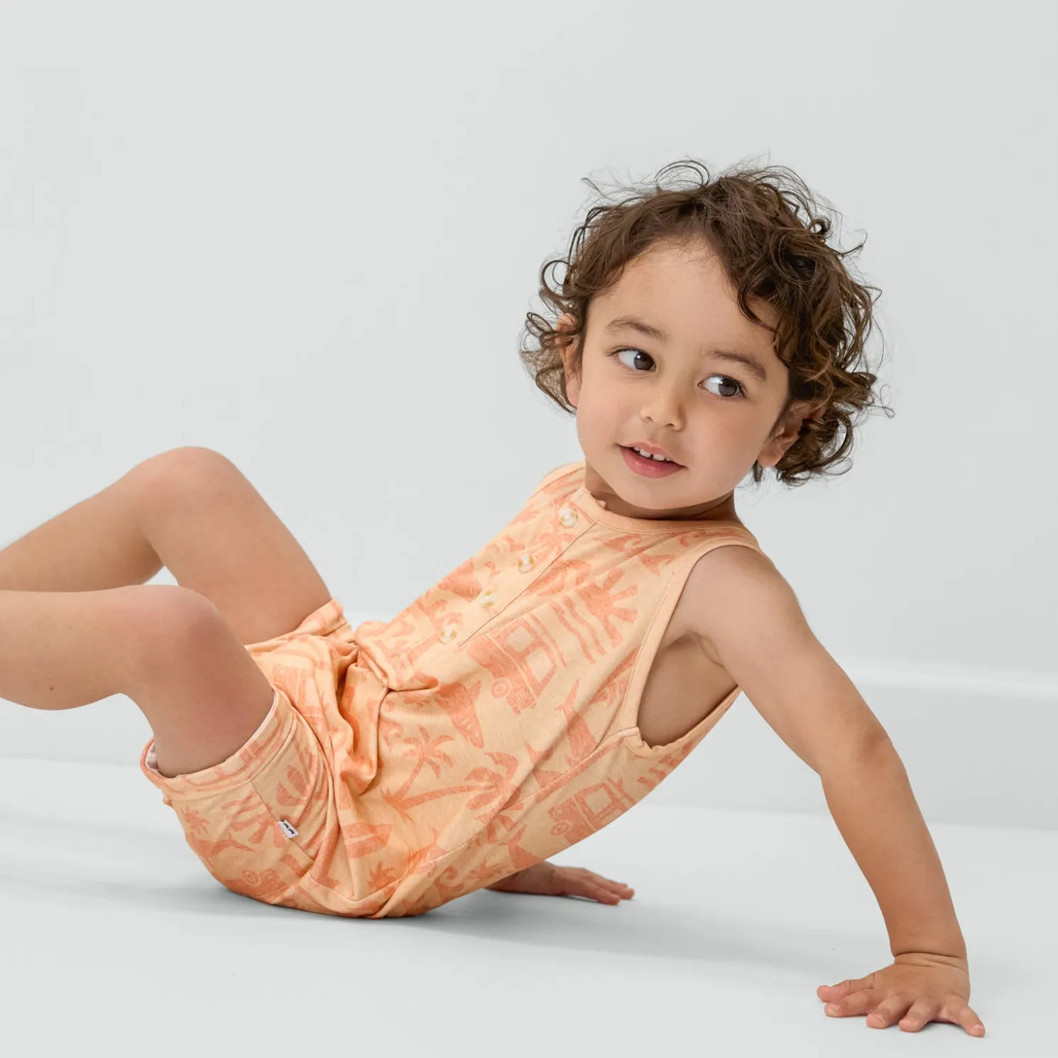 Surf Shack Henley Romper