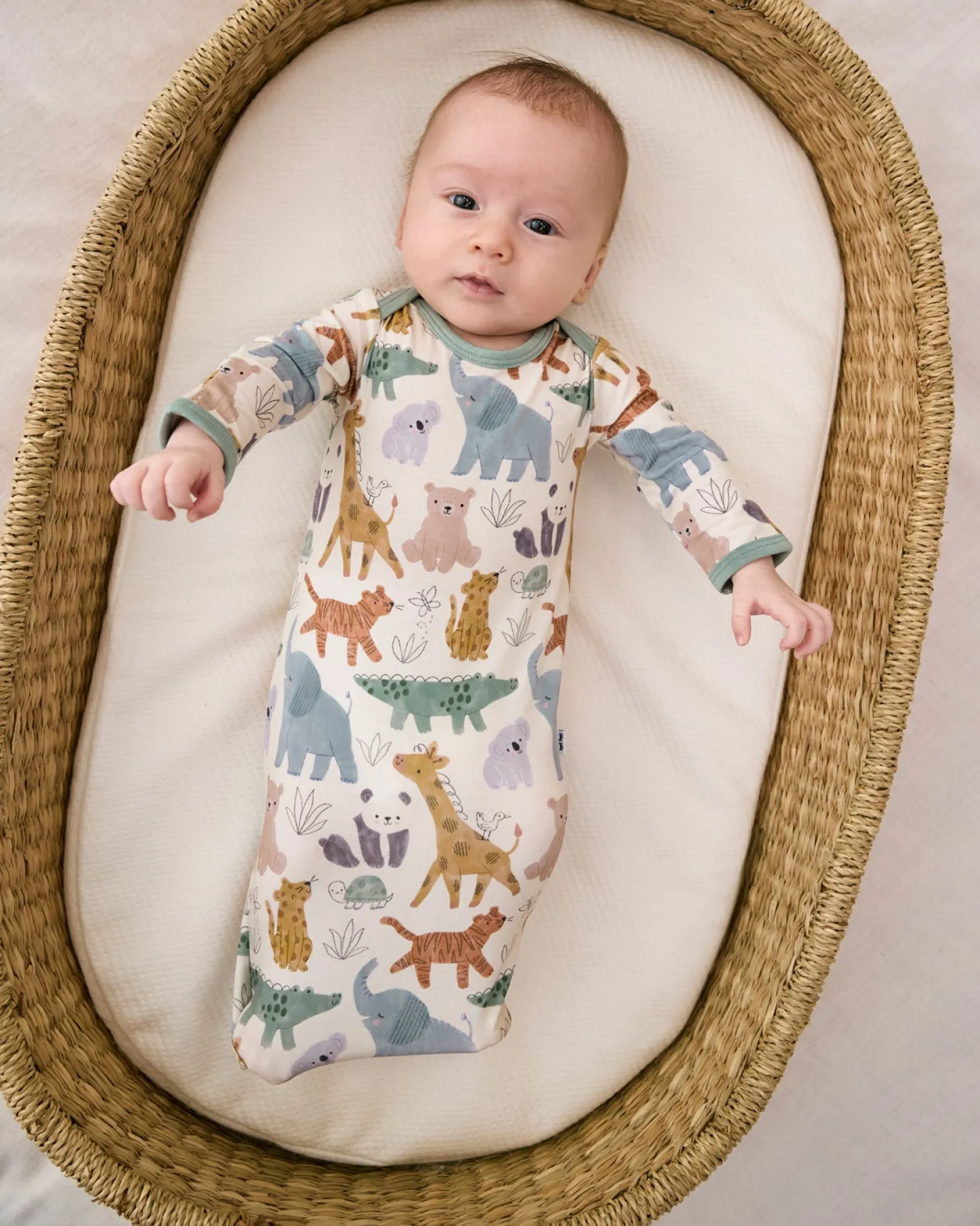 Sweet Safari Infant Gown