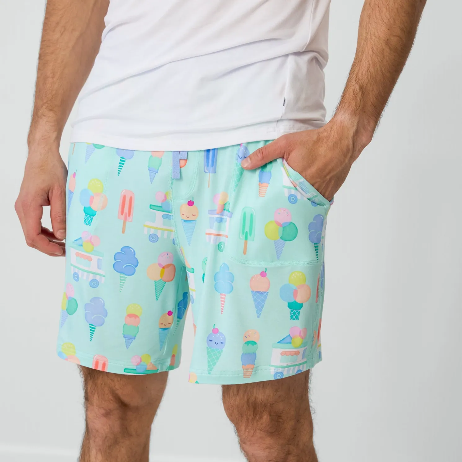 Sweet Scoops Men's Pajama Shorts